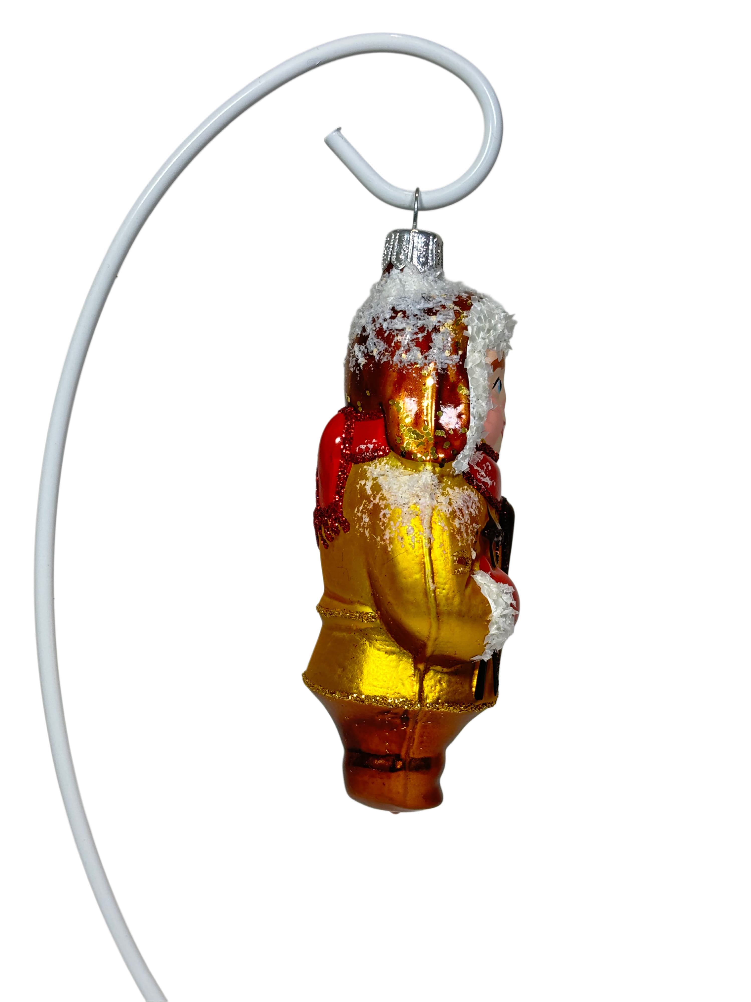 Елочная игрушка Мальчик с лыжами арт. re - 116