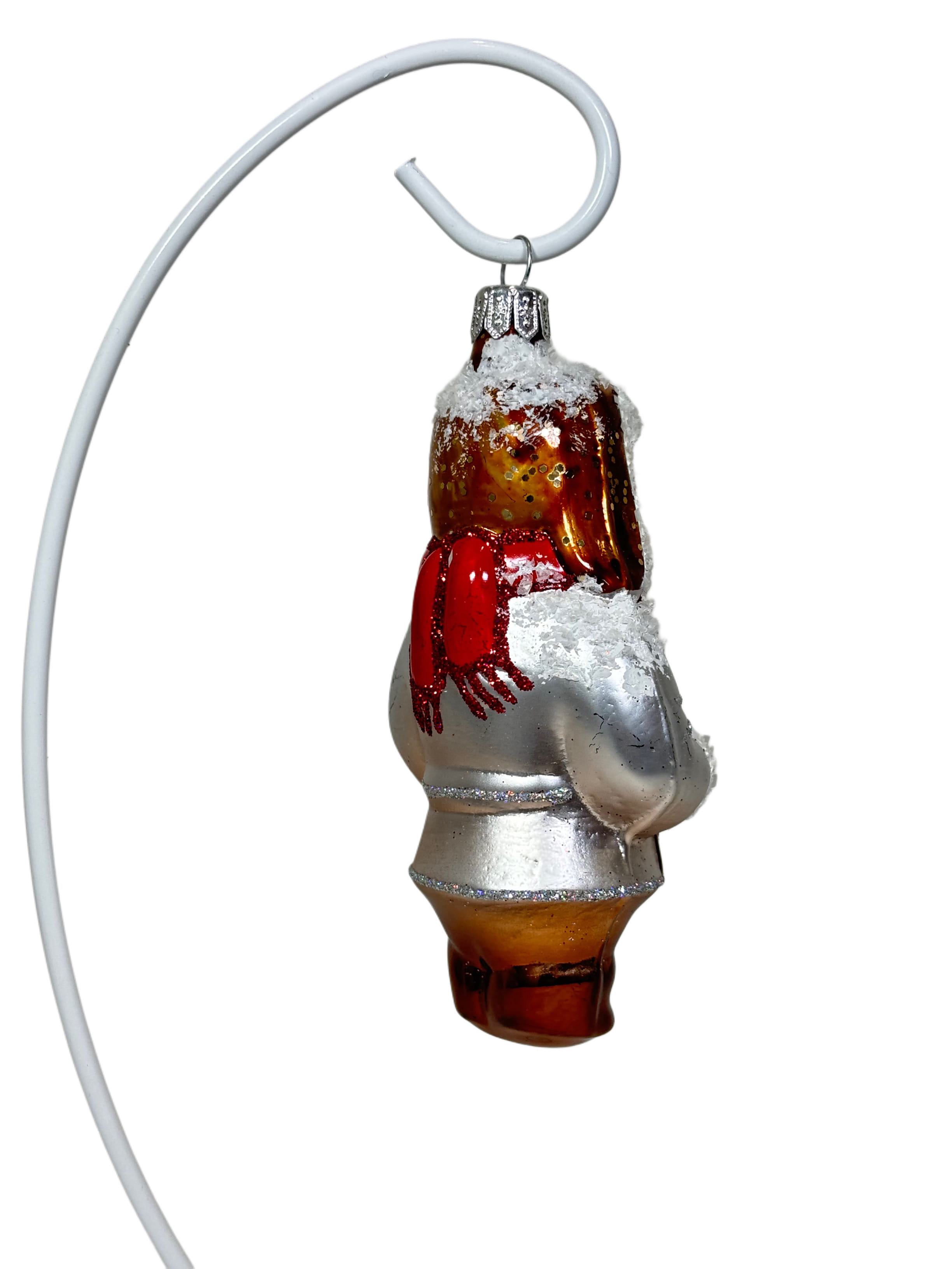 Елочная игрушка Мальчик с лыжами арт. re - 117