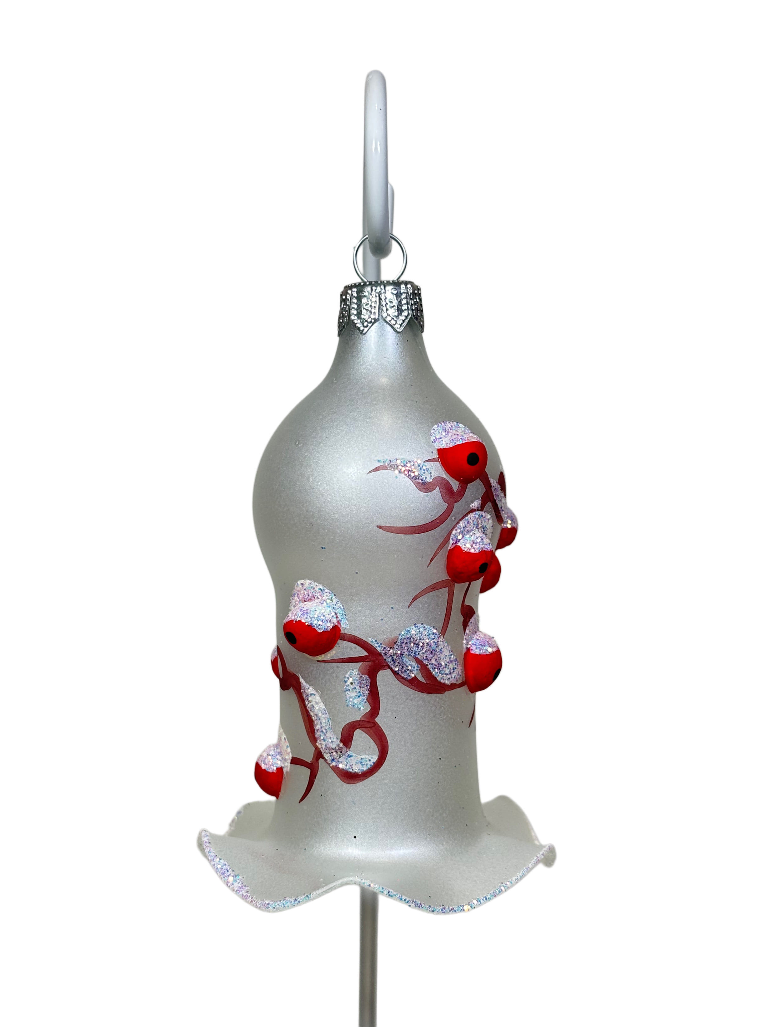 Елочная игрушка Колокольчик Рябинка