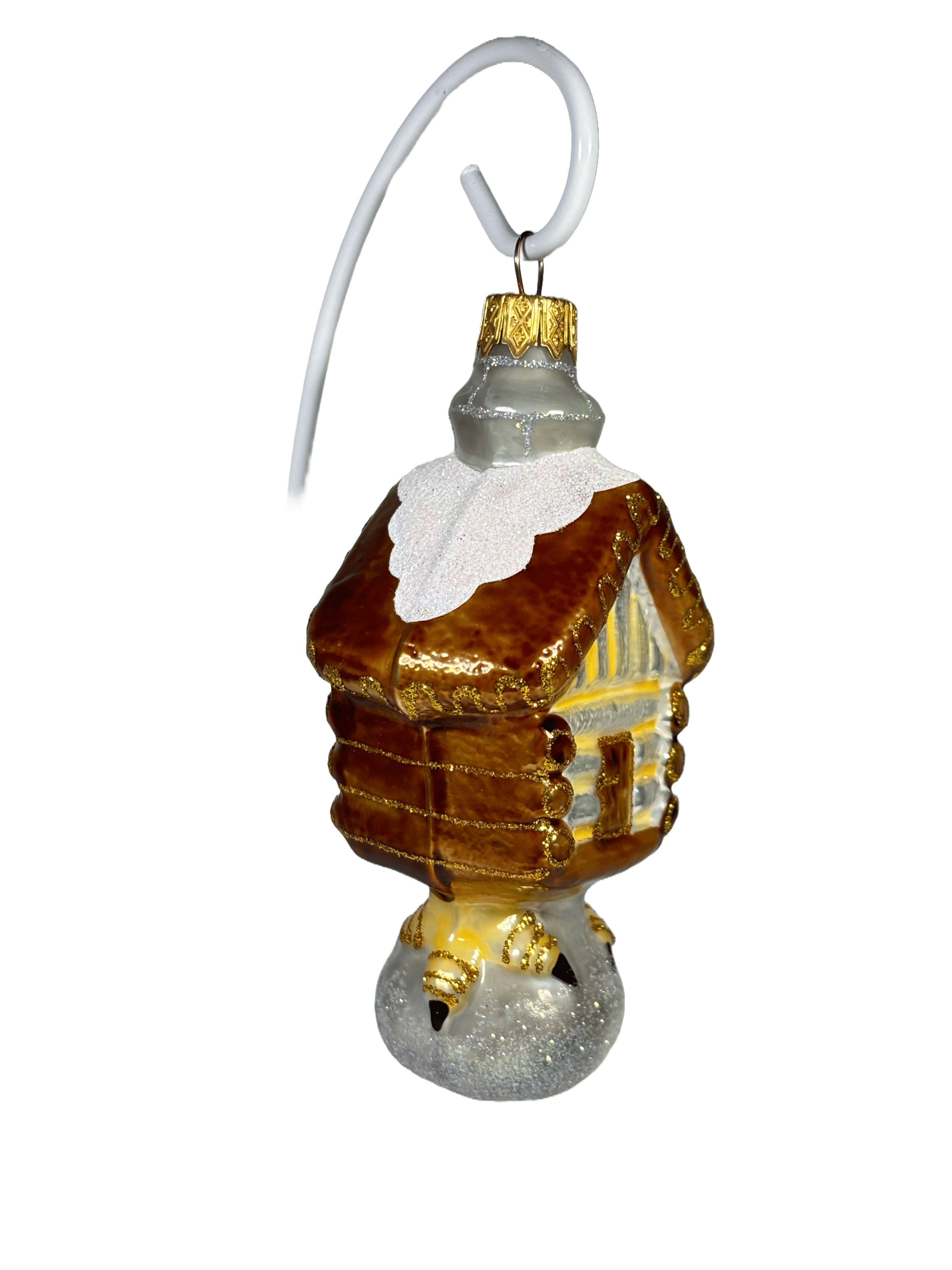 Елочная игрушка Лесная избушка