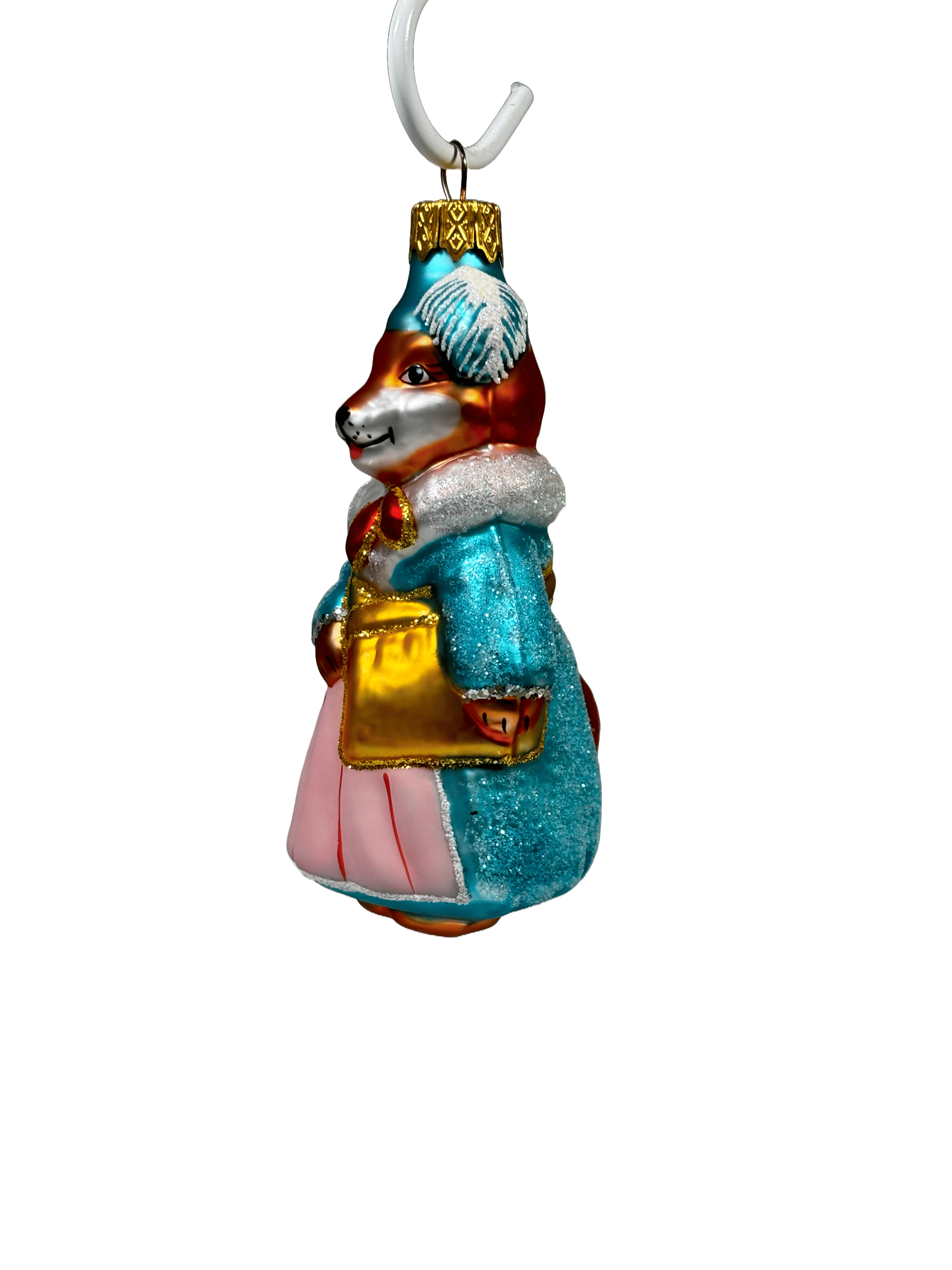 Елочная игрушка Лиса Алиса