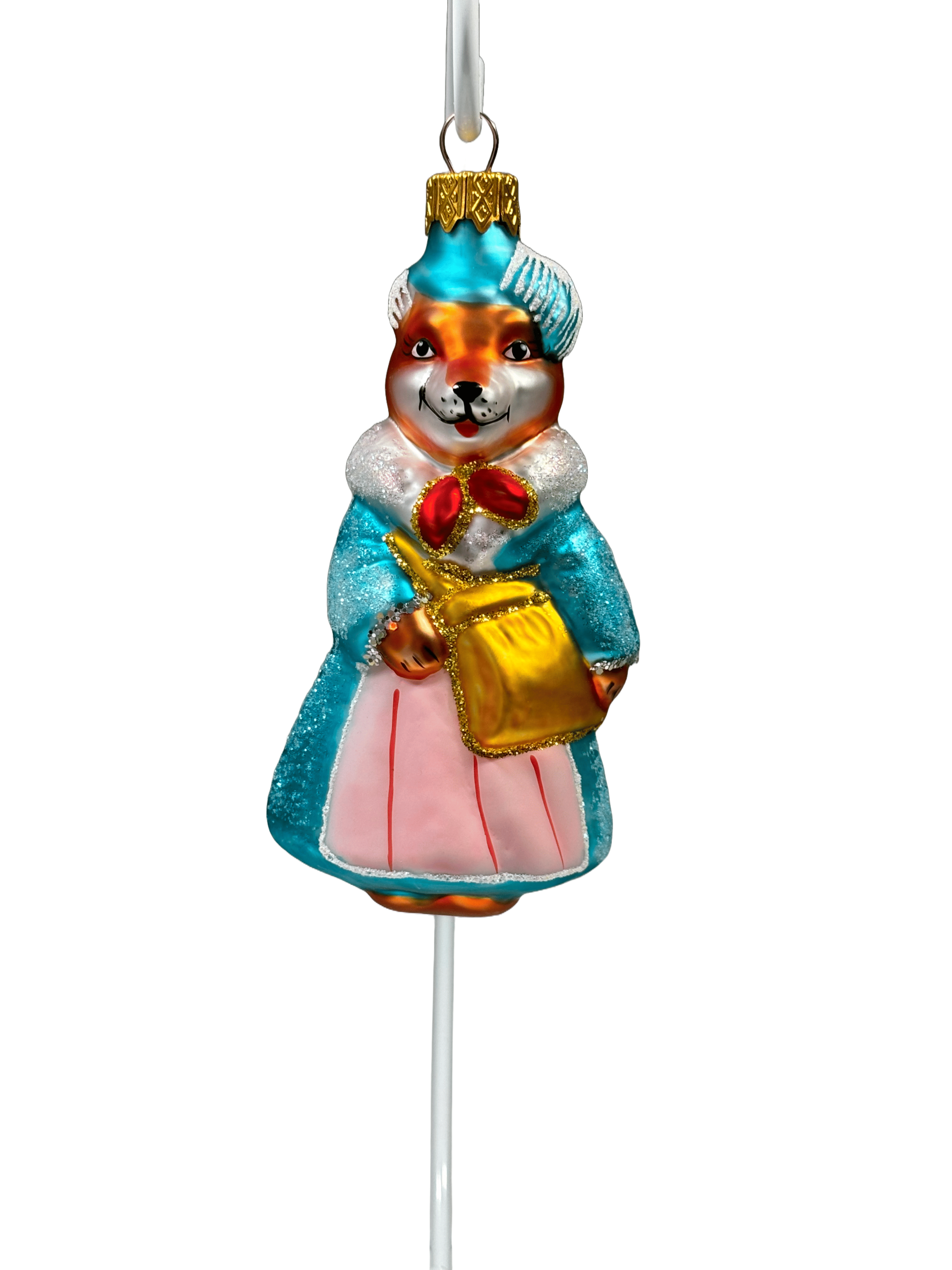 Елочная игрушка Лиса Алиса