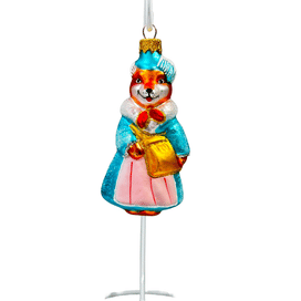 Елочная игрушка Лиса Алиса