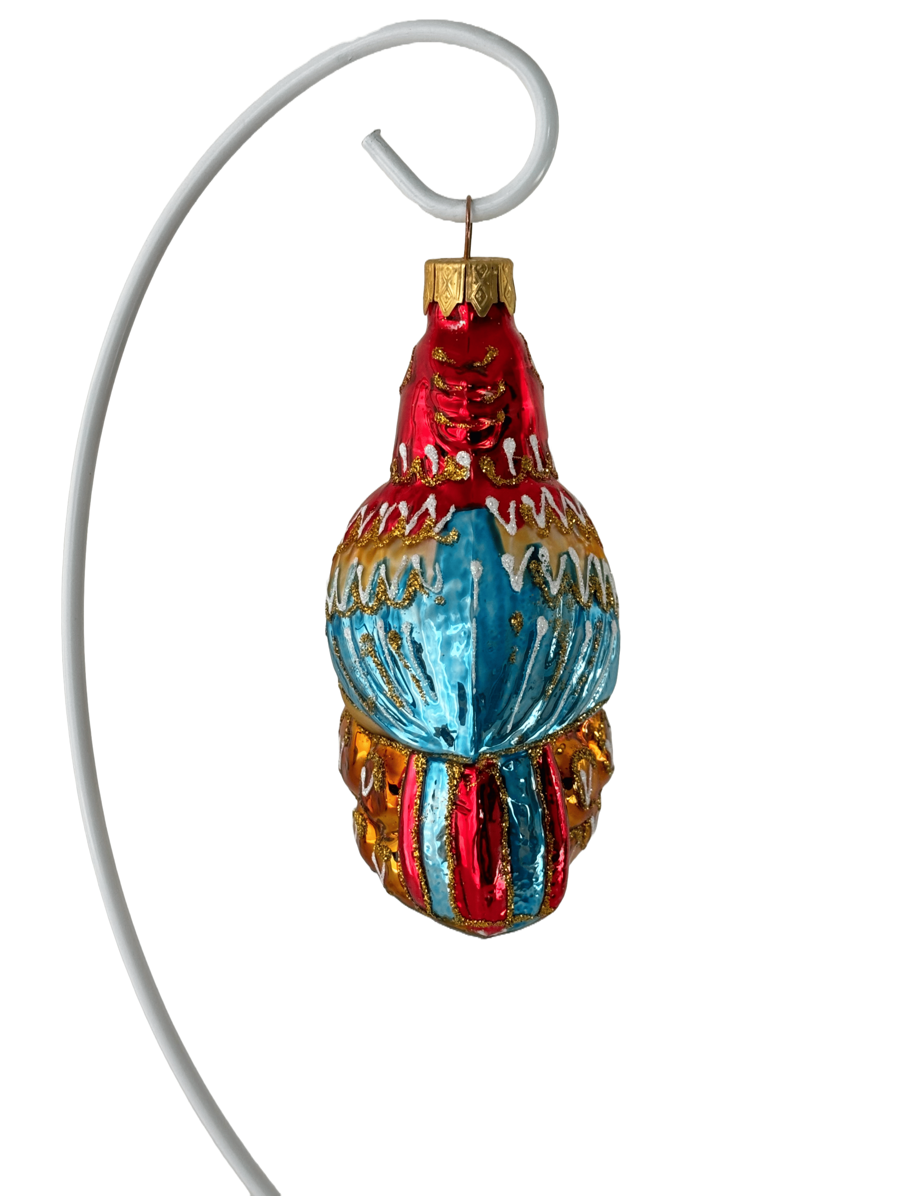 Елочная игрушка Попугай на дереве