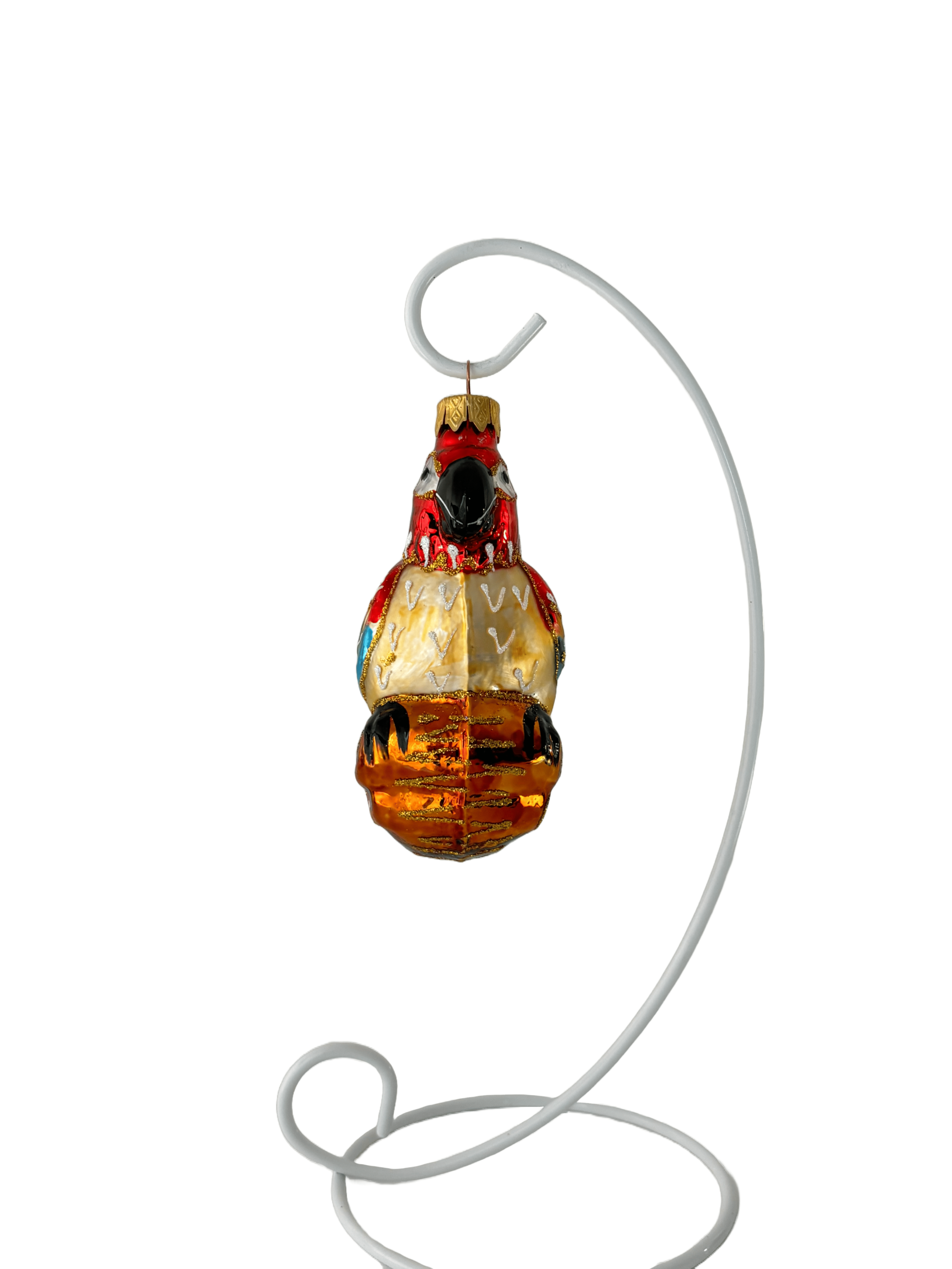 Елочная игрушка Попугай на дереве