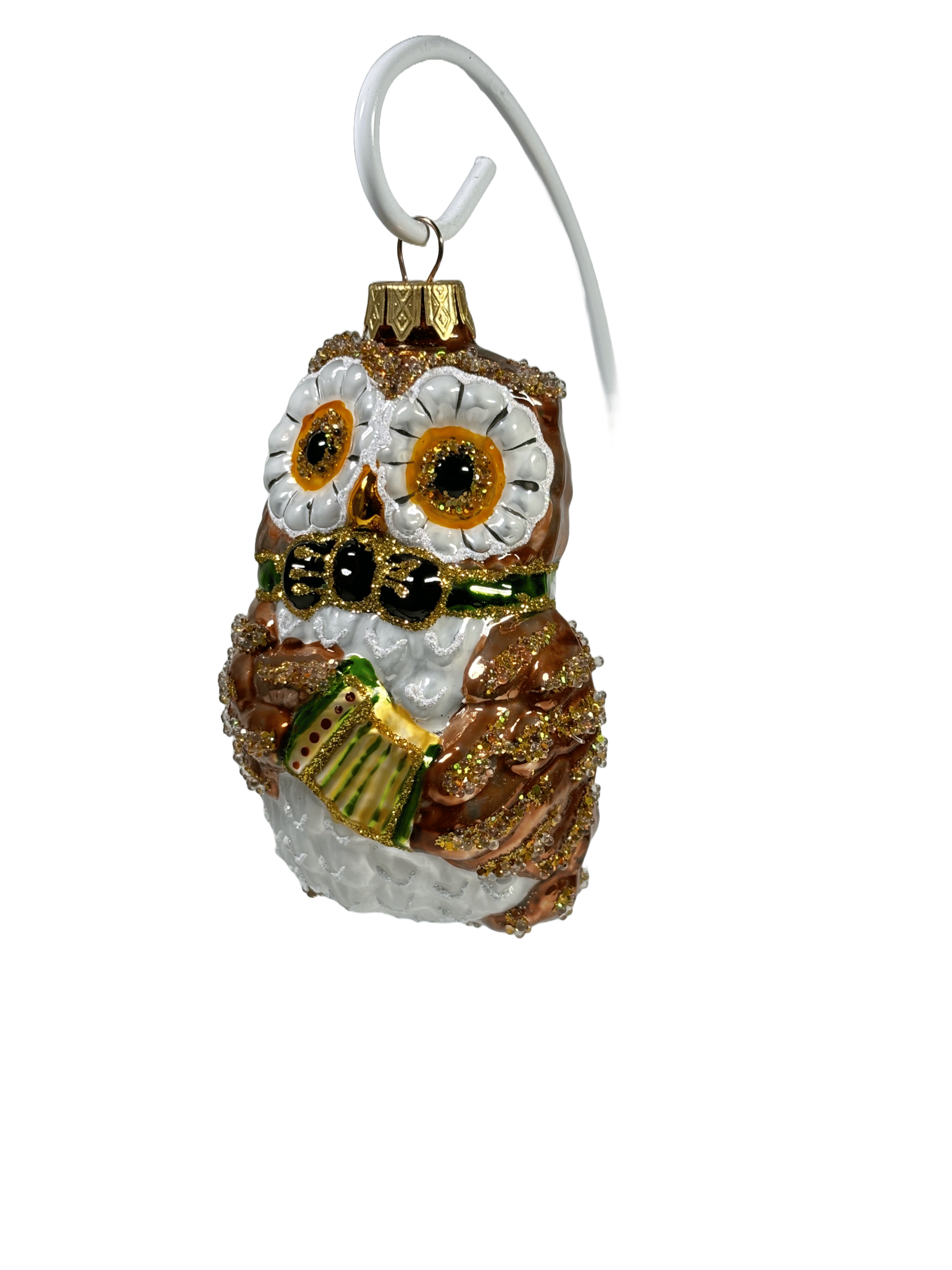 Елочная игрушка Сова с гармошкой