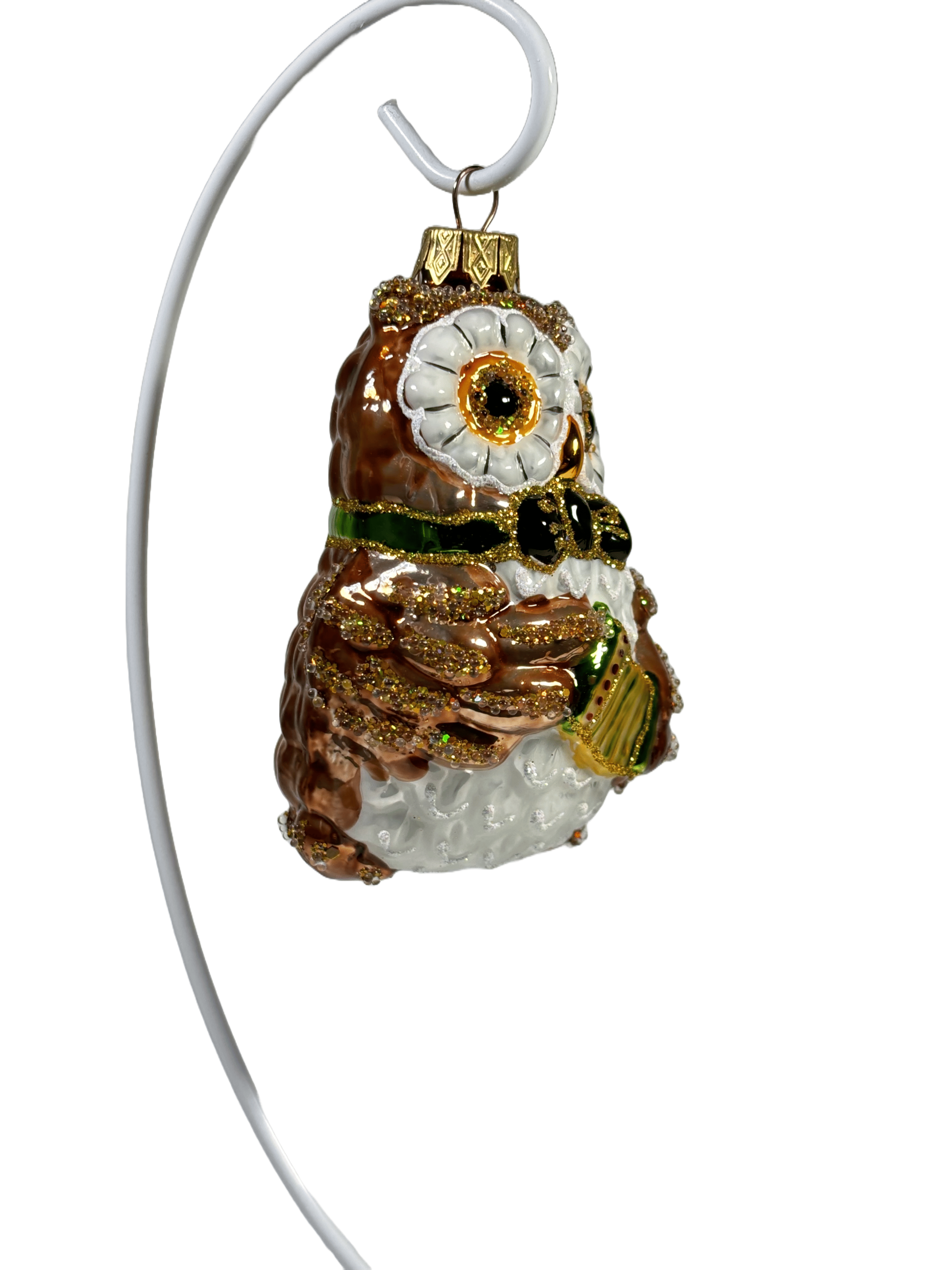 Елочная игрушка Сова с гармошкой