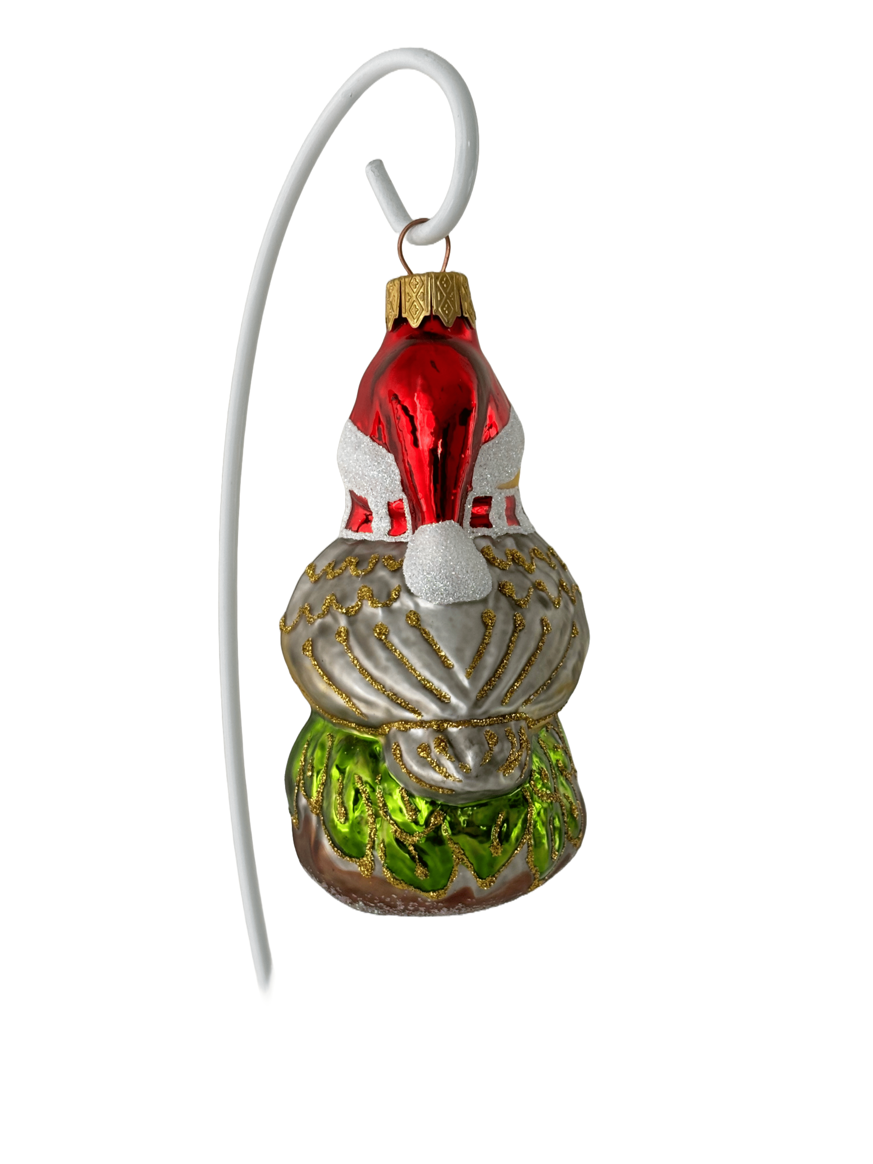 Елочная игрушка Птичка в шапке