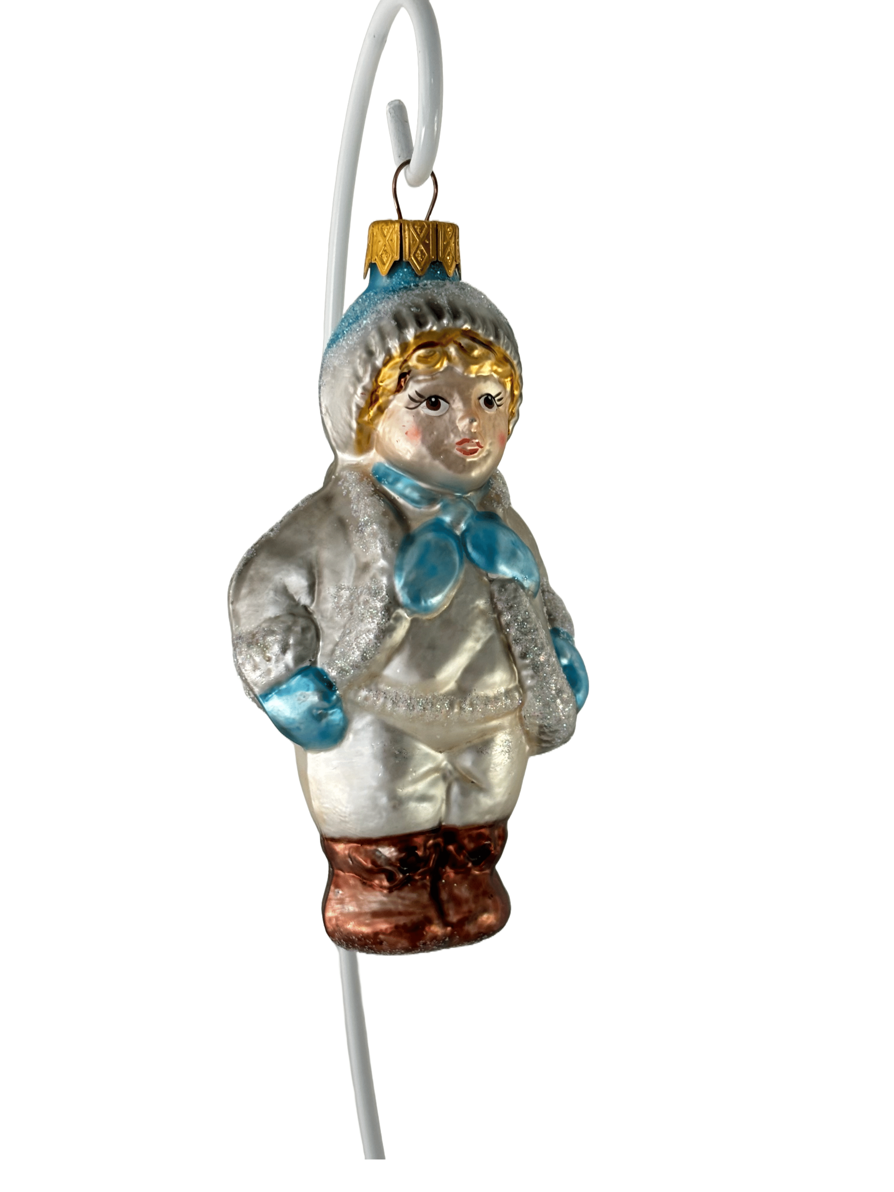 Елочная игрушка Мальчик в шарфике