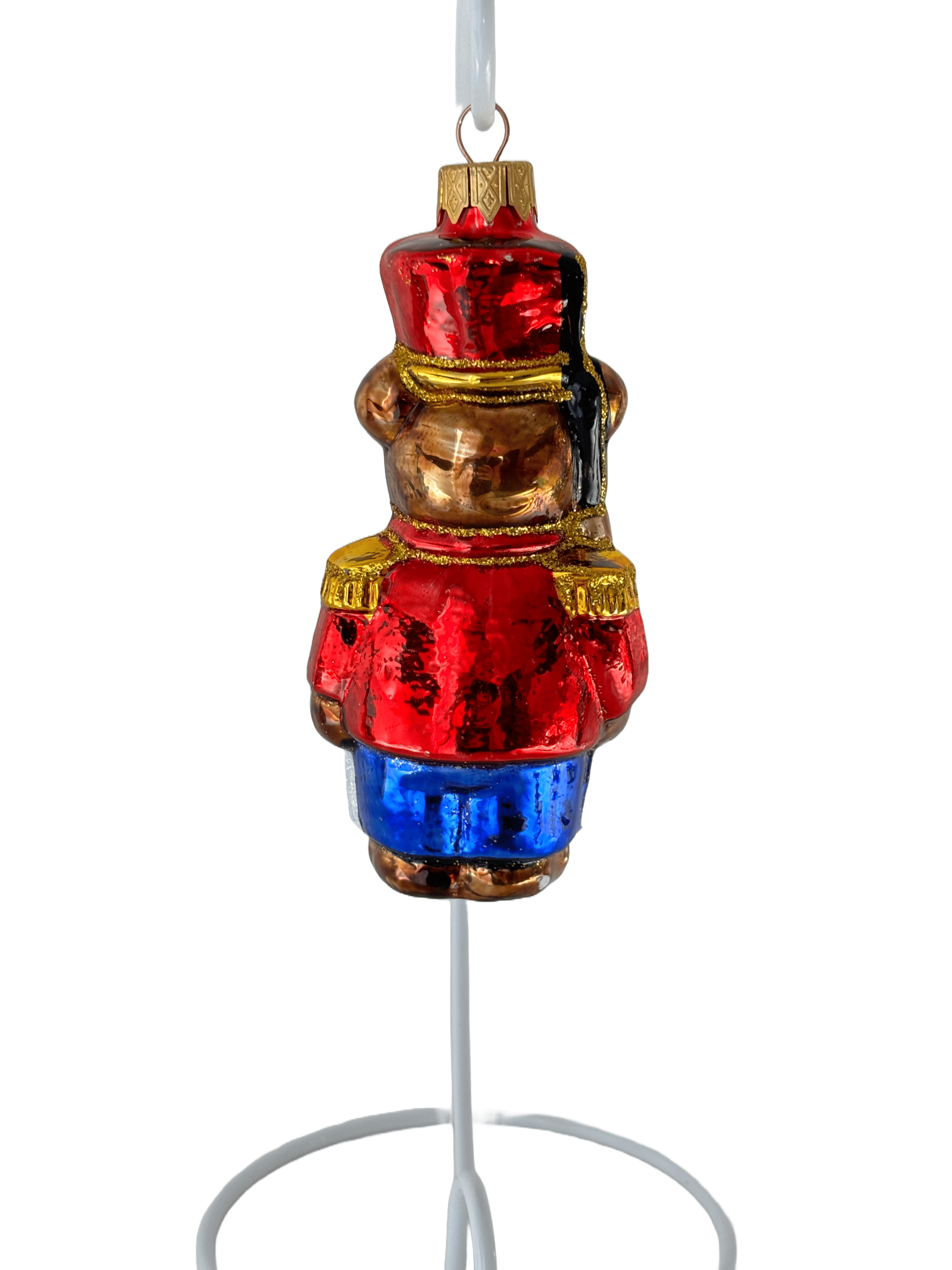 Елочная игрушка Мишка с ружьем