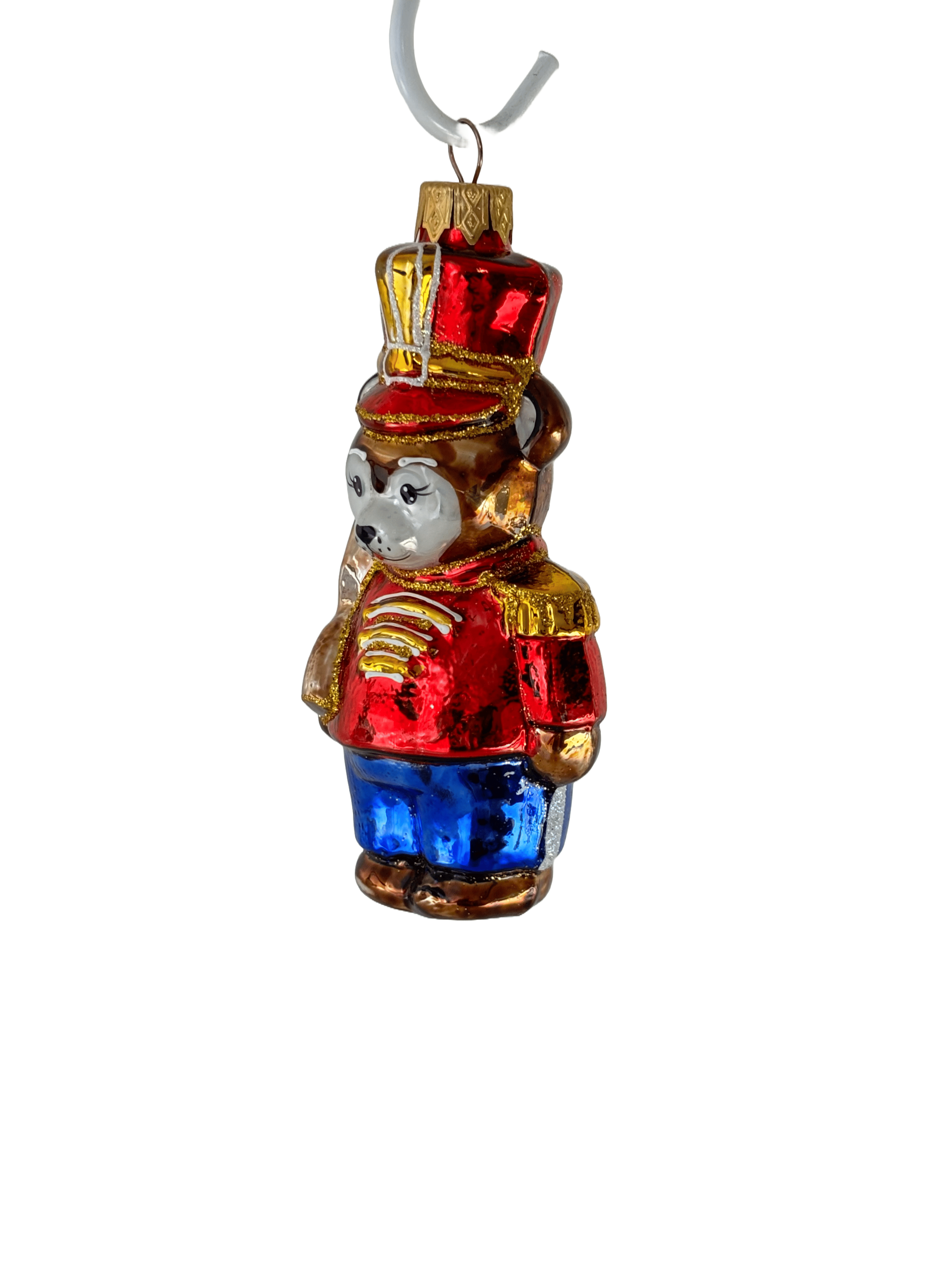 Елочная игрушка Мишка с ружьем