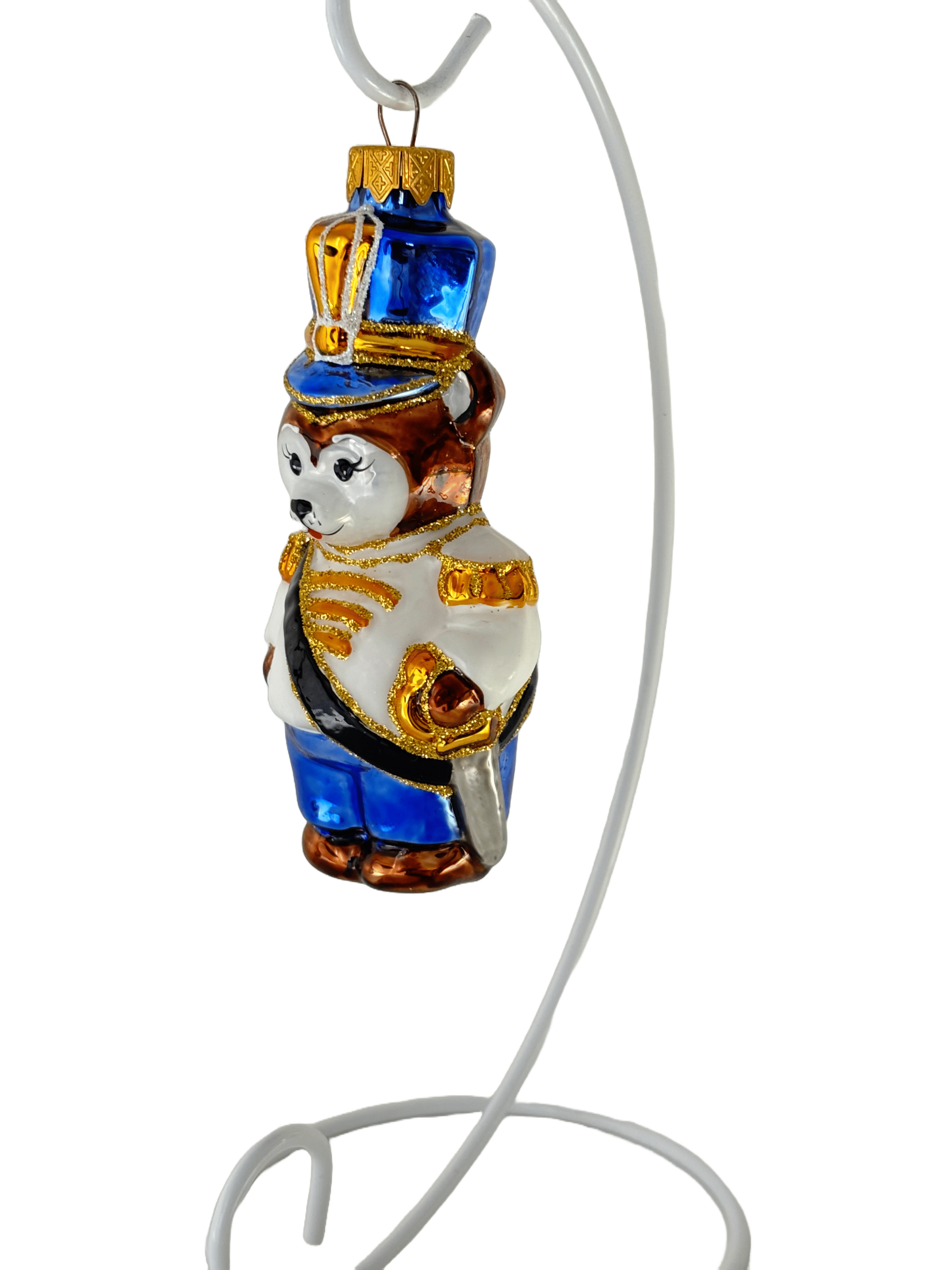 Елочная игрушка Мишка с саблей