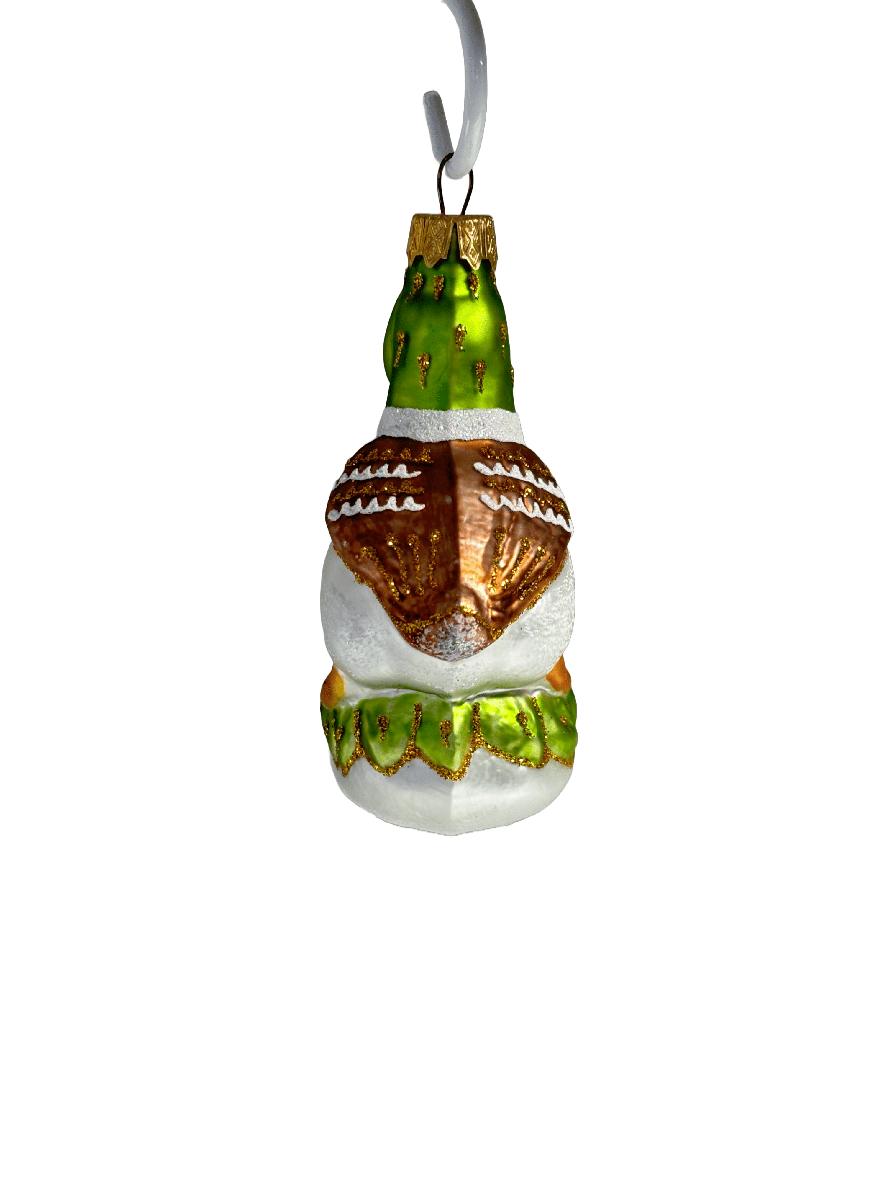 Елочная игрушка Утка на камне