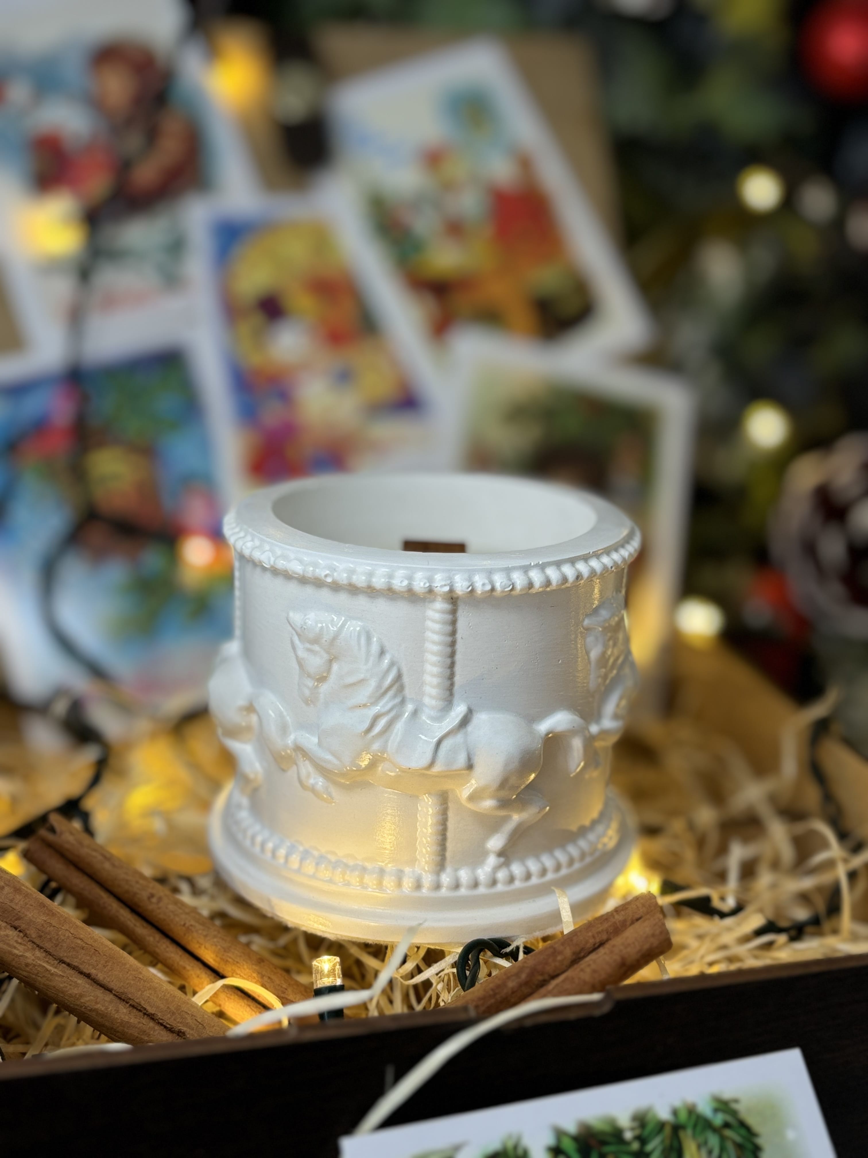 Свеча новогодняя Карусель