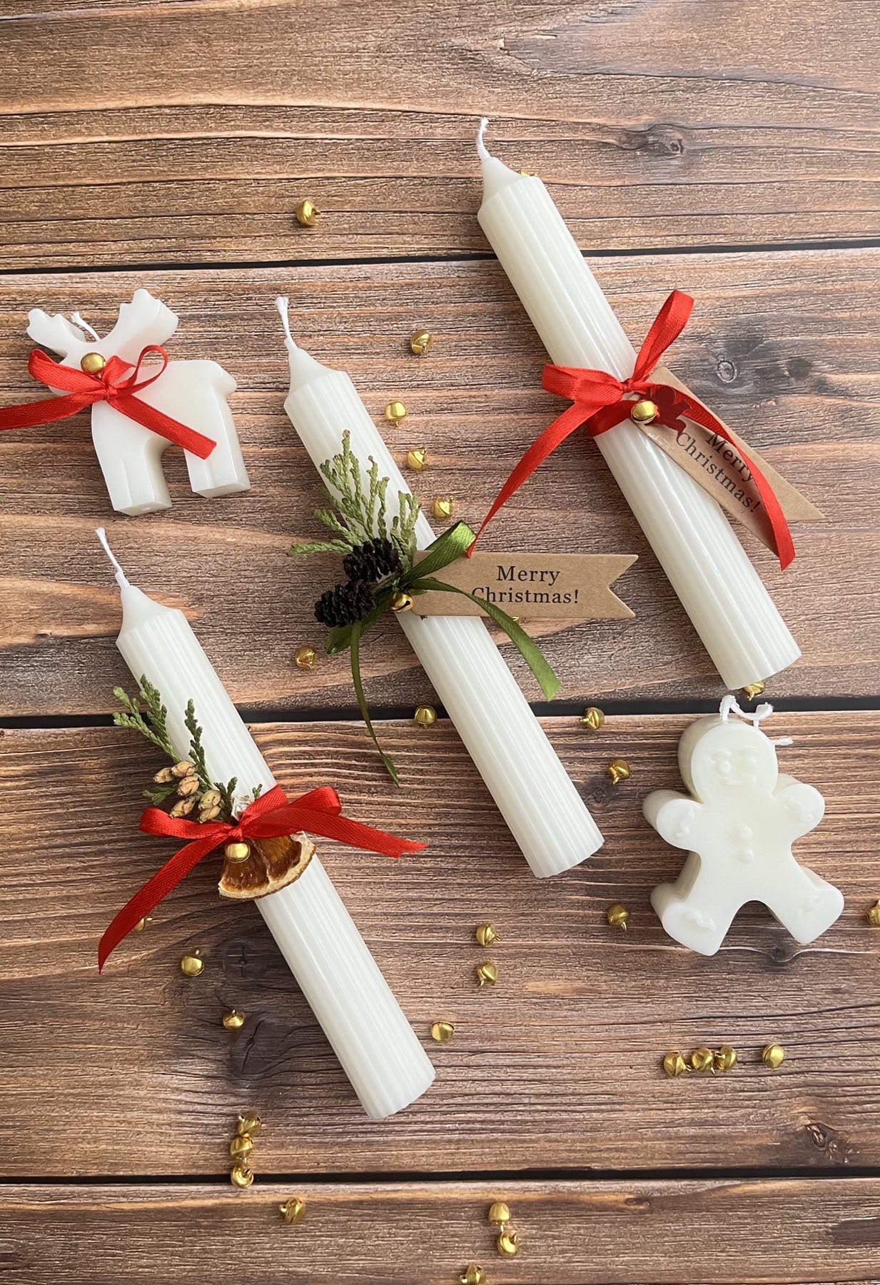 Свеча новогодняя столовая