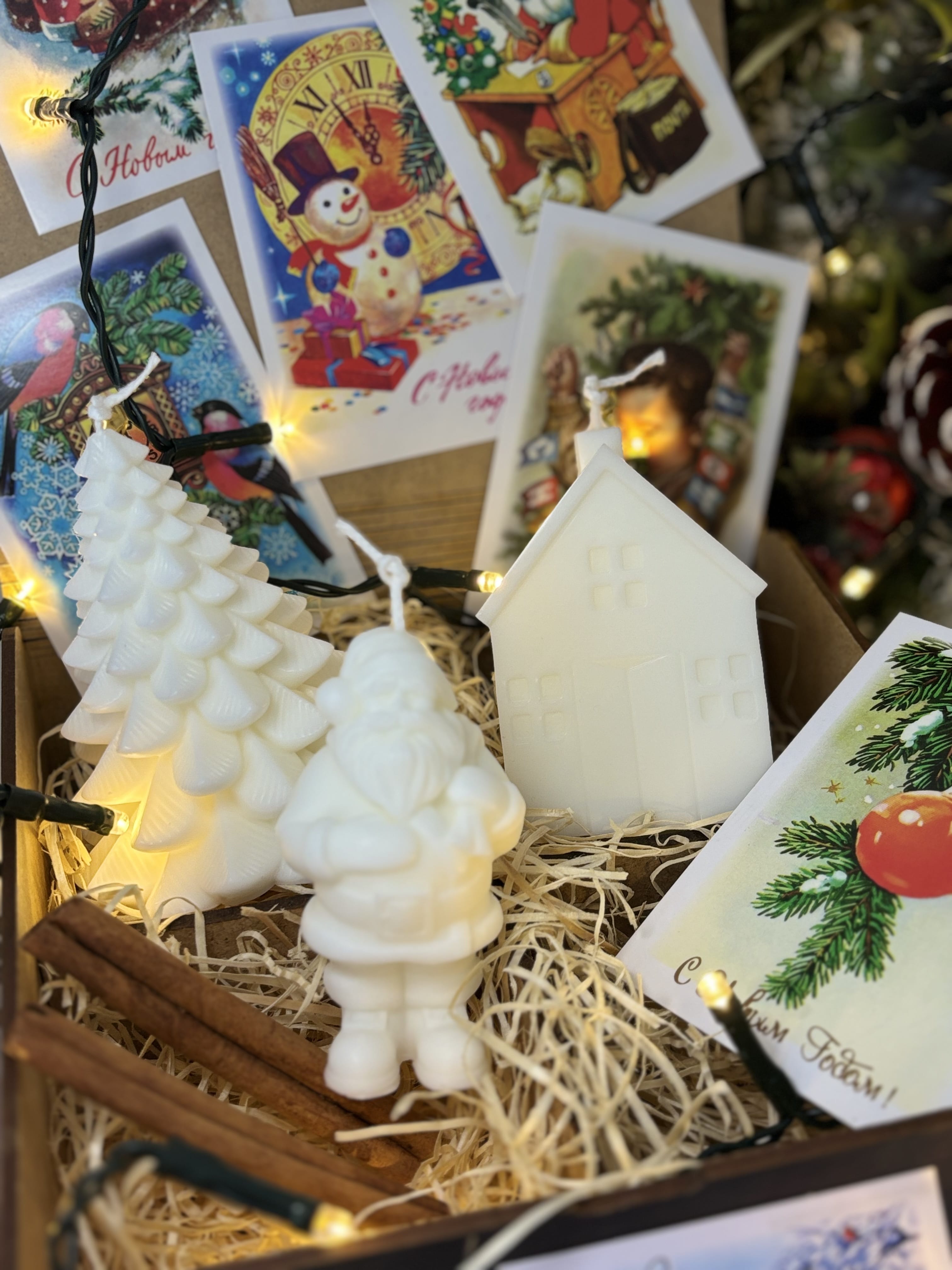 Набор свечей новогодний № 4