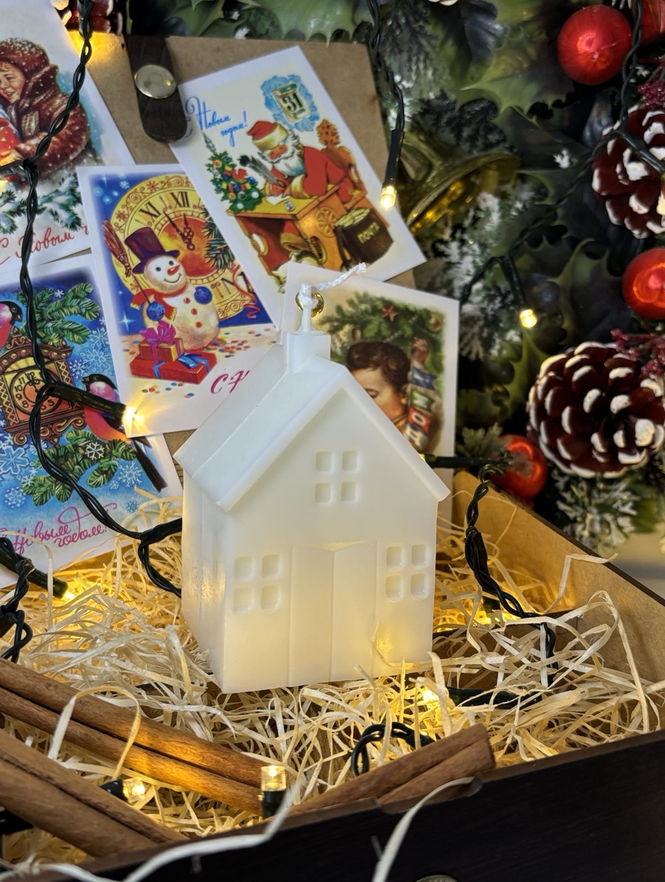 Набор свечей новогодний № 5