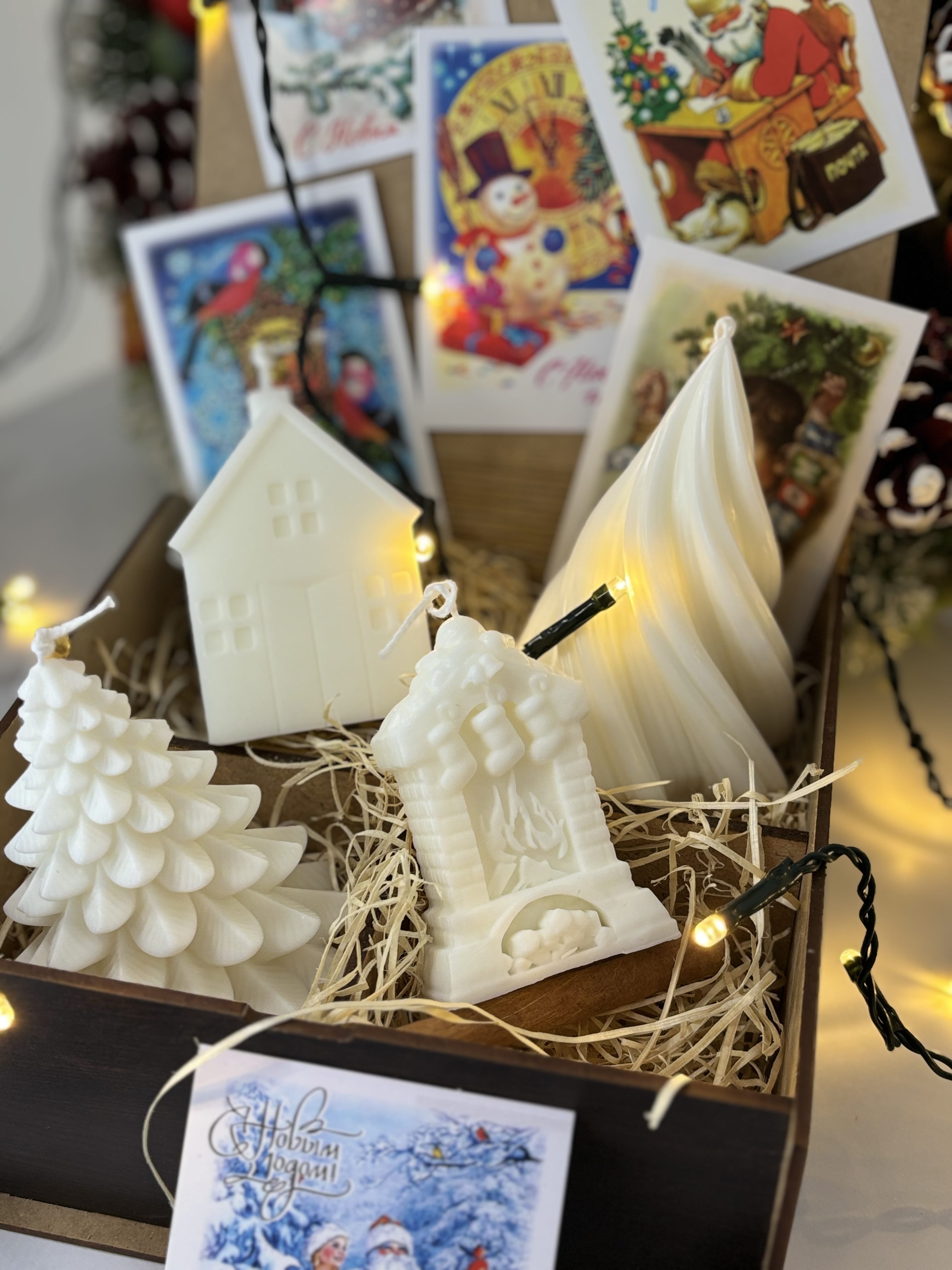 Набор свечей новогодний № 14