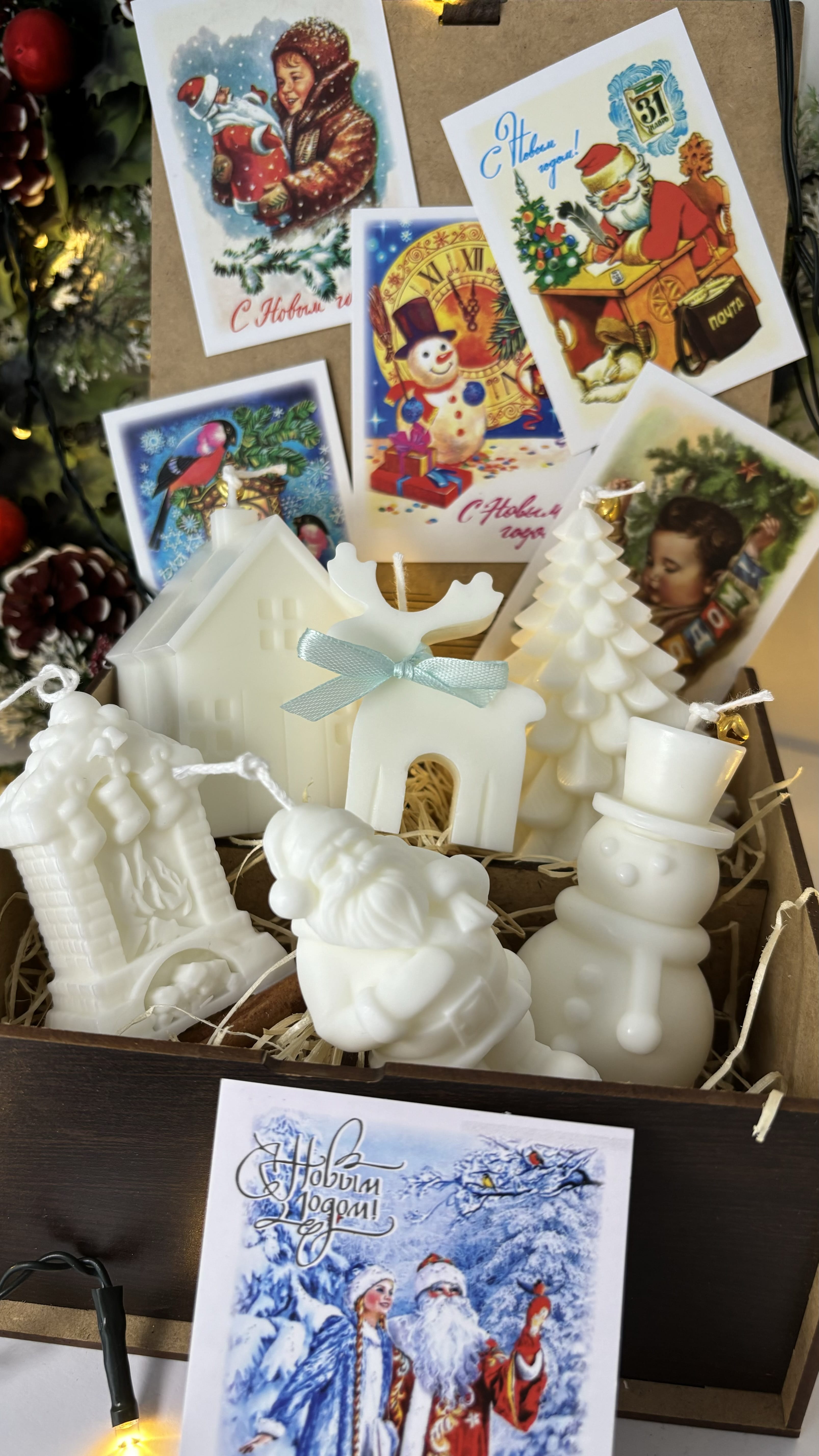 Набор свечей новогодний № 17