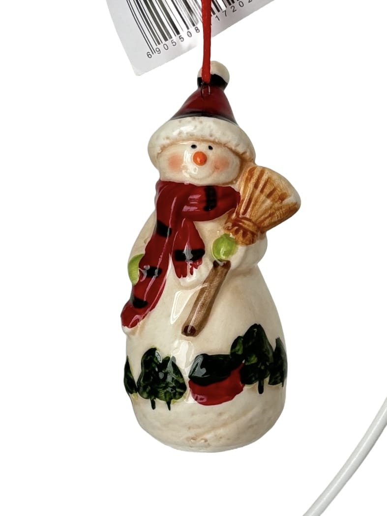 Новогоднее украшение Снеговик