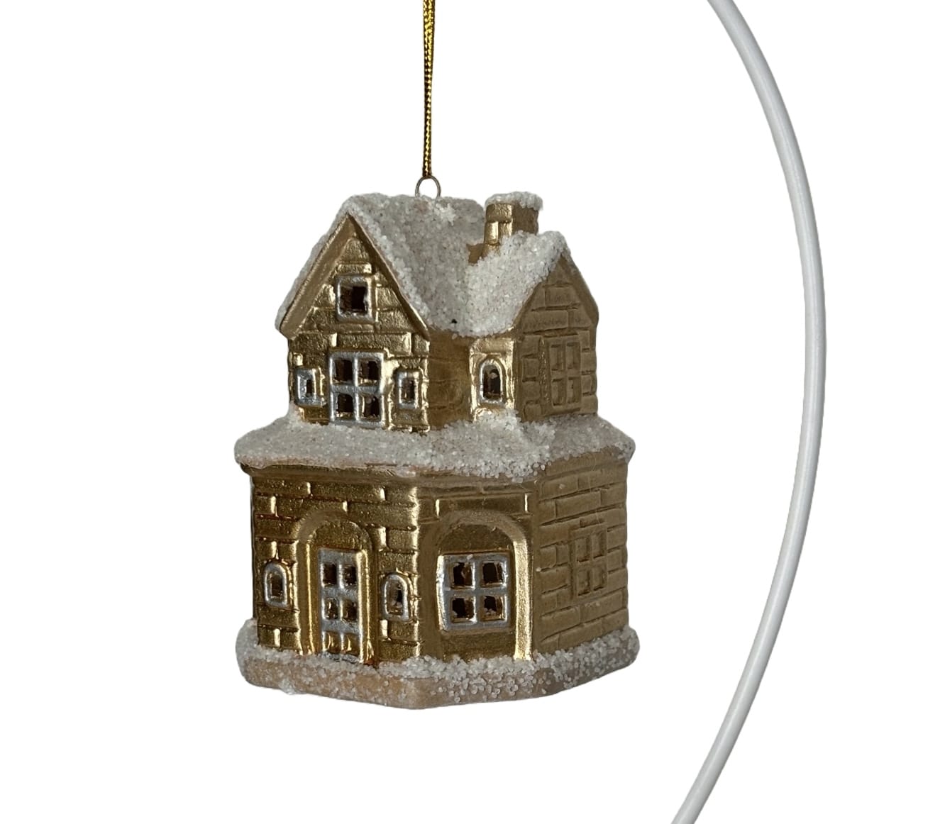 Новогоднее украшение Домик с подсветкой