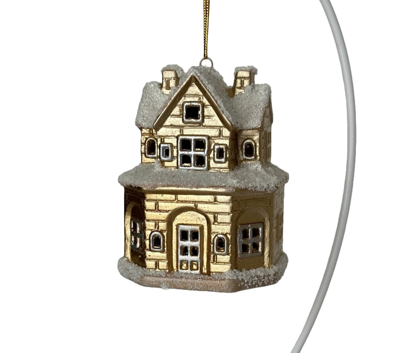 Новогоднее украшение Домик с подсветкой