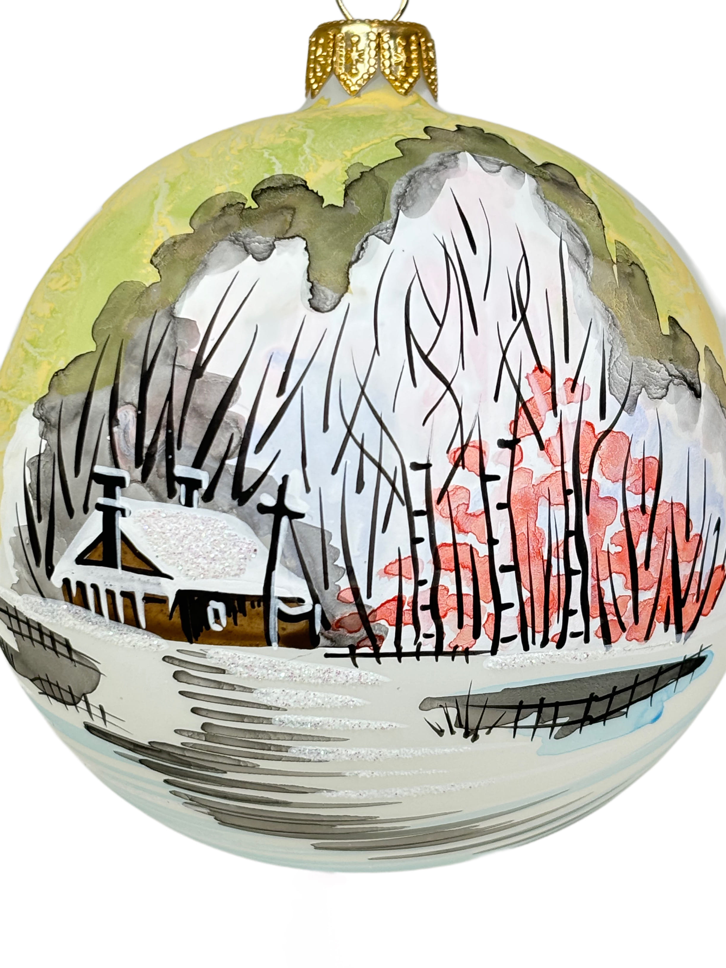 Елочная игрушка Краски зимы