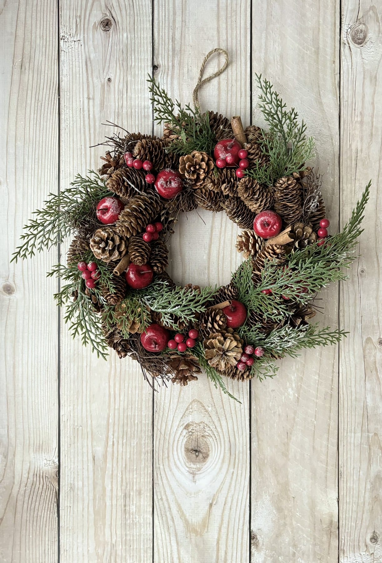 Рождественский венок Зимний лес