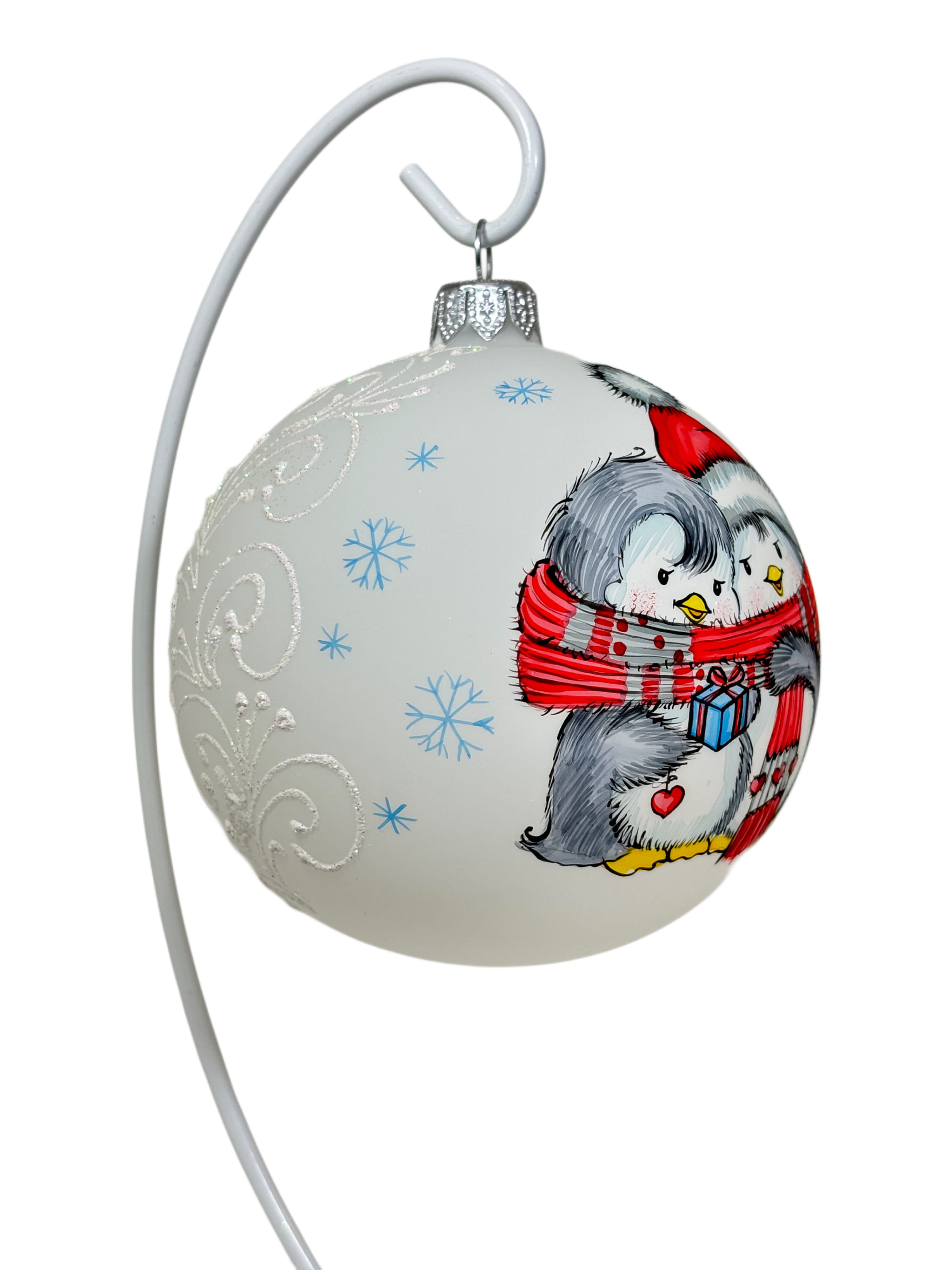 Елочная игрушка Пингвины