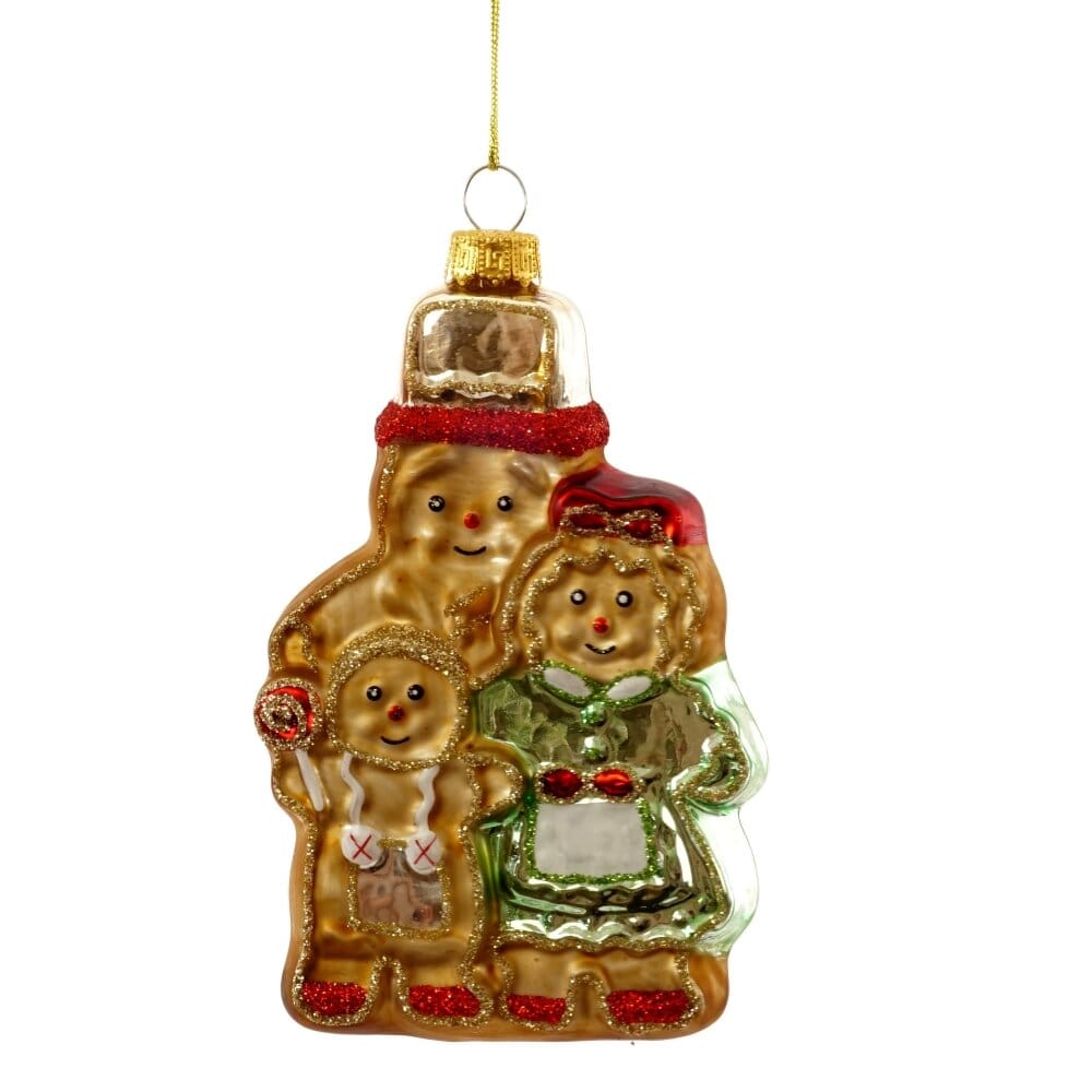 Елочная игрушка Семья пряников
