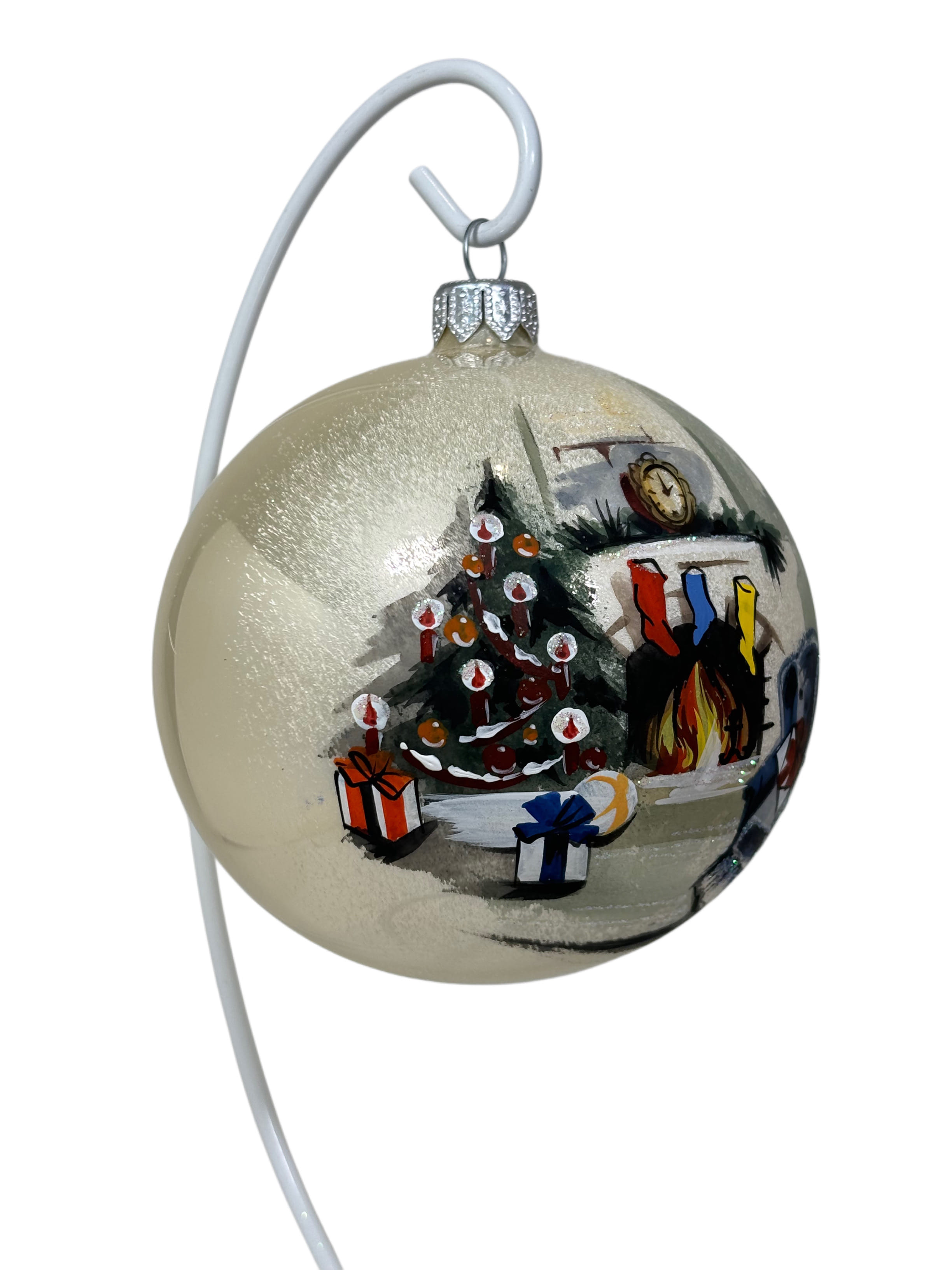 Елочная игрушка Камин