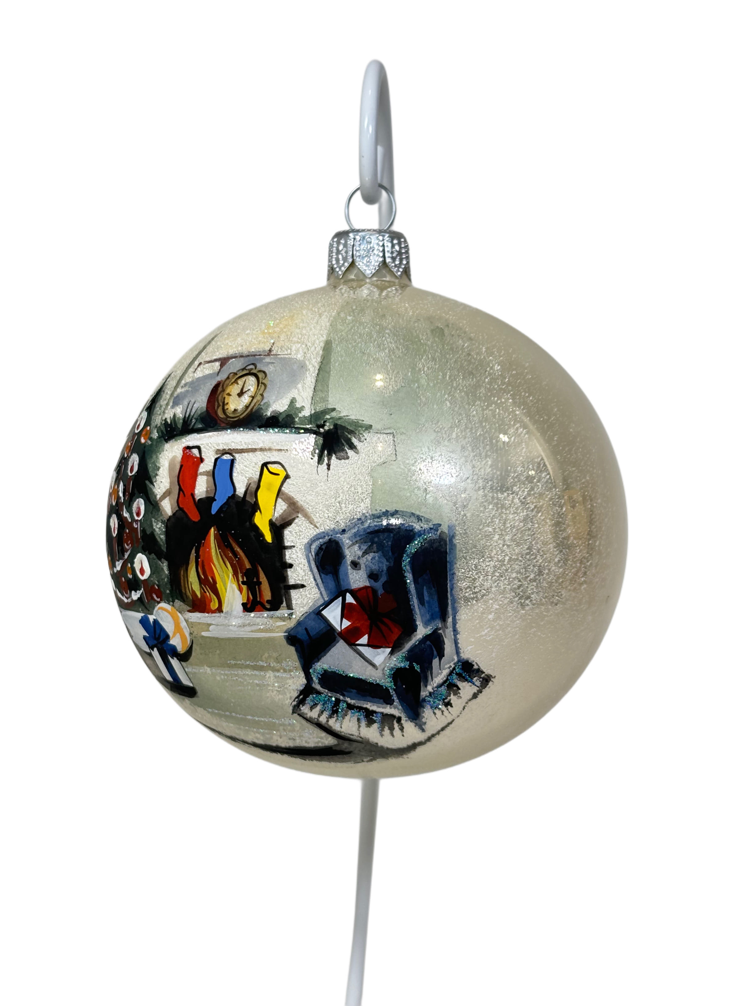 Елочная игрушка Камин