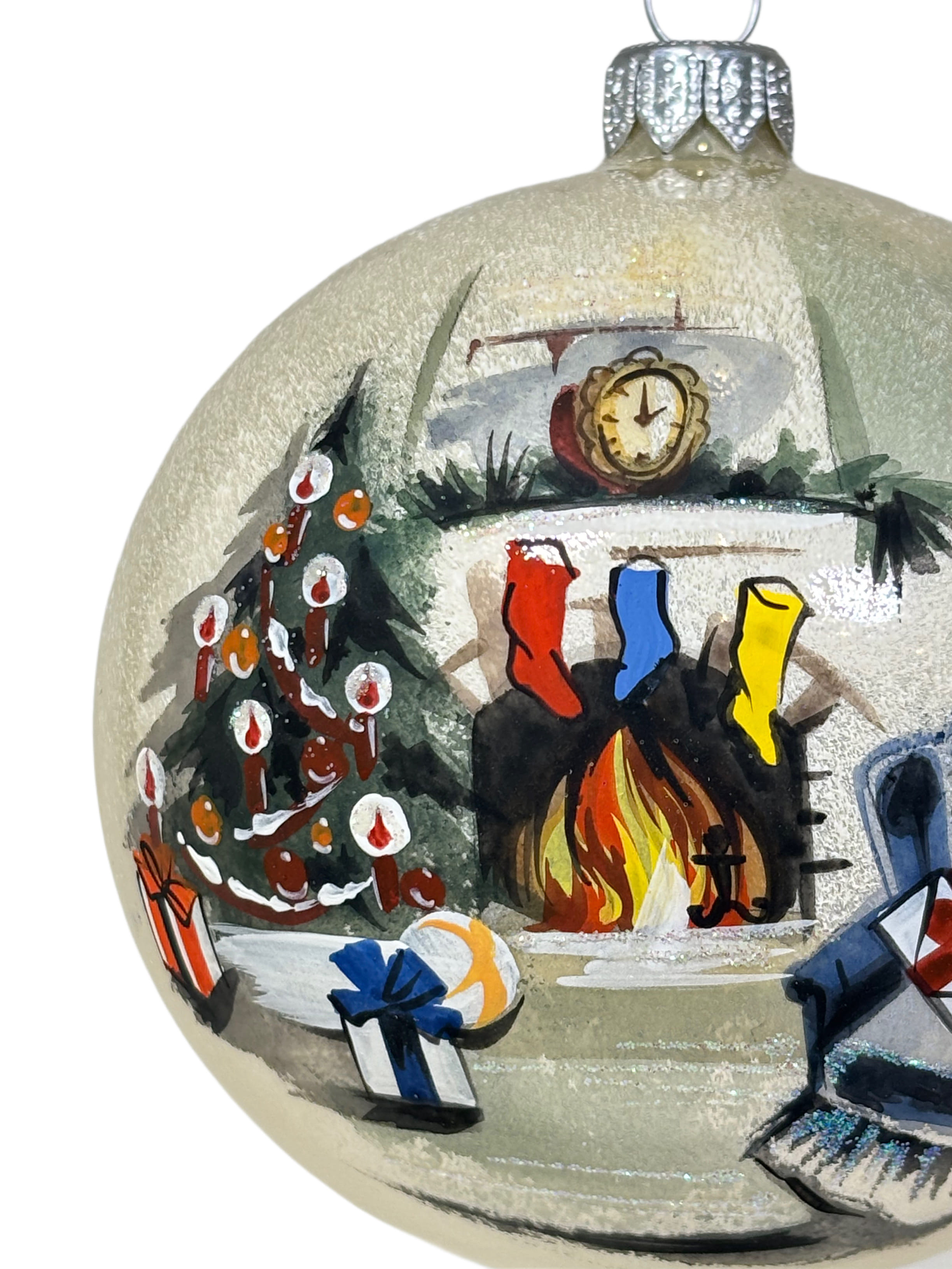 Елочная игрушка Камин