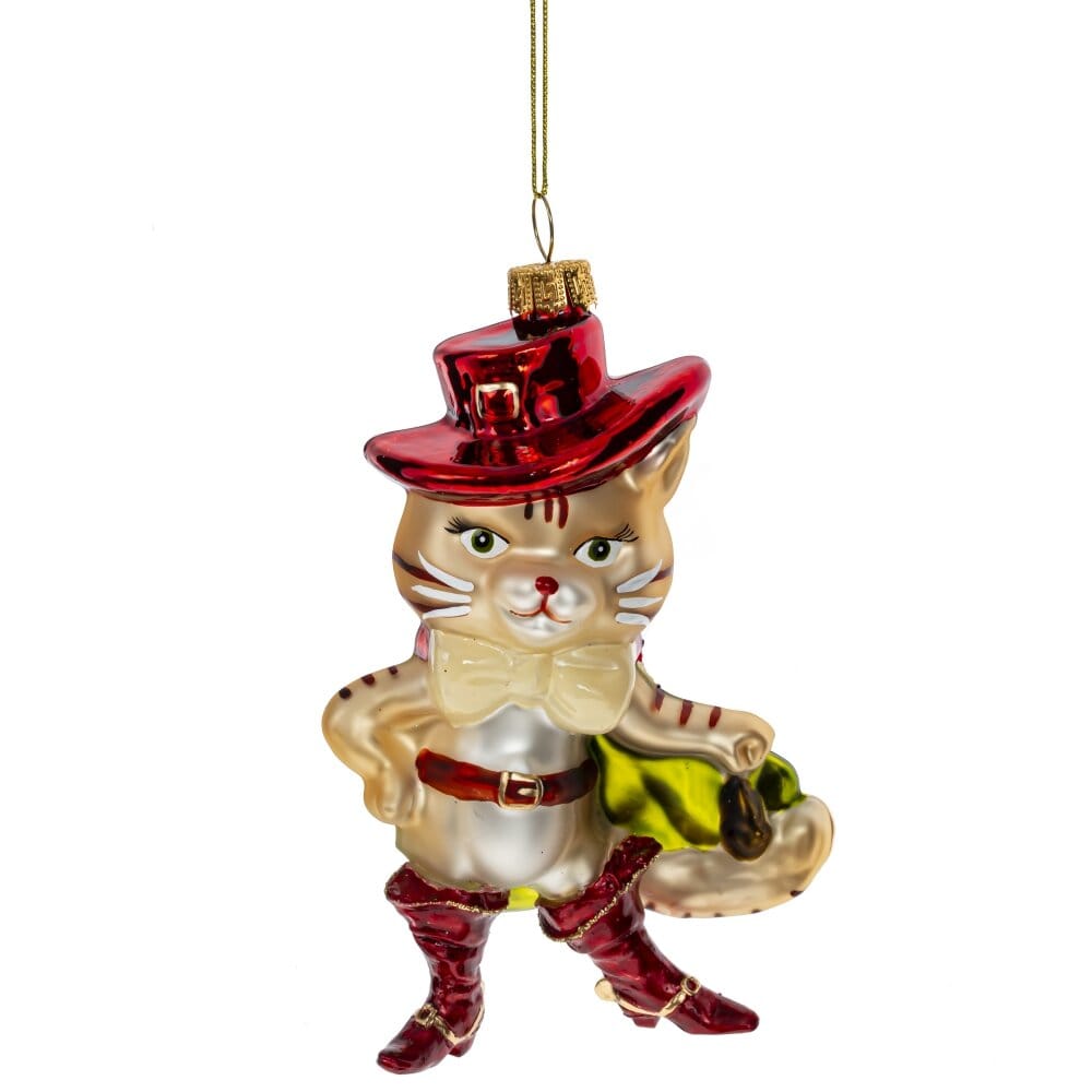 Новогоднее украшение Кот в сапогах