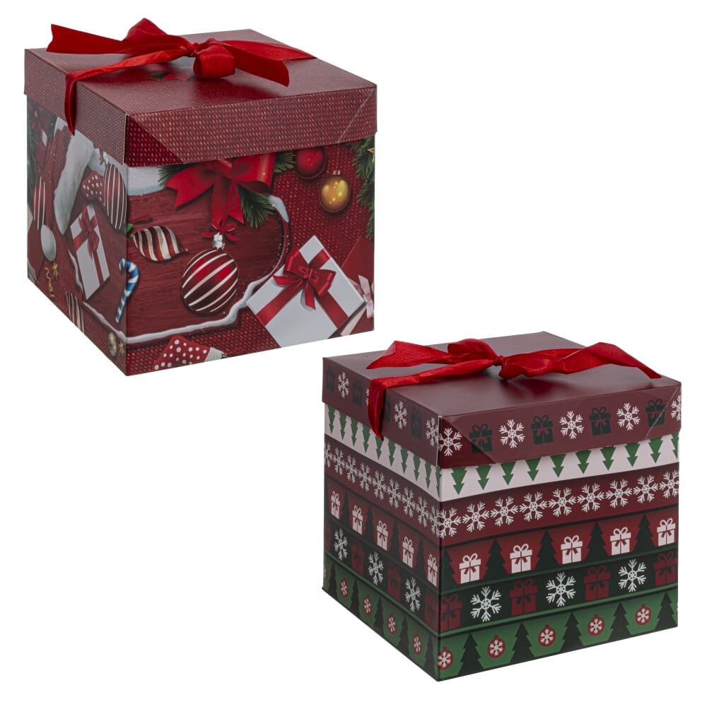 Коробка подарочная новогодняя