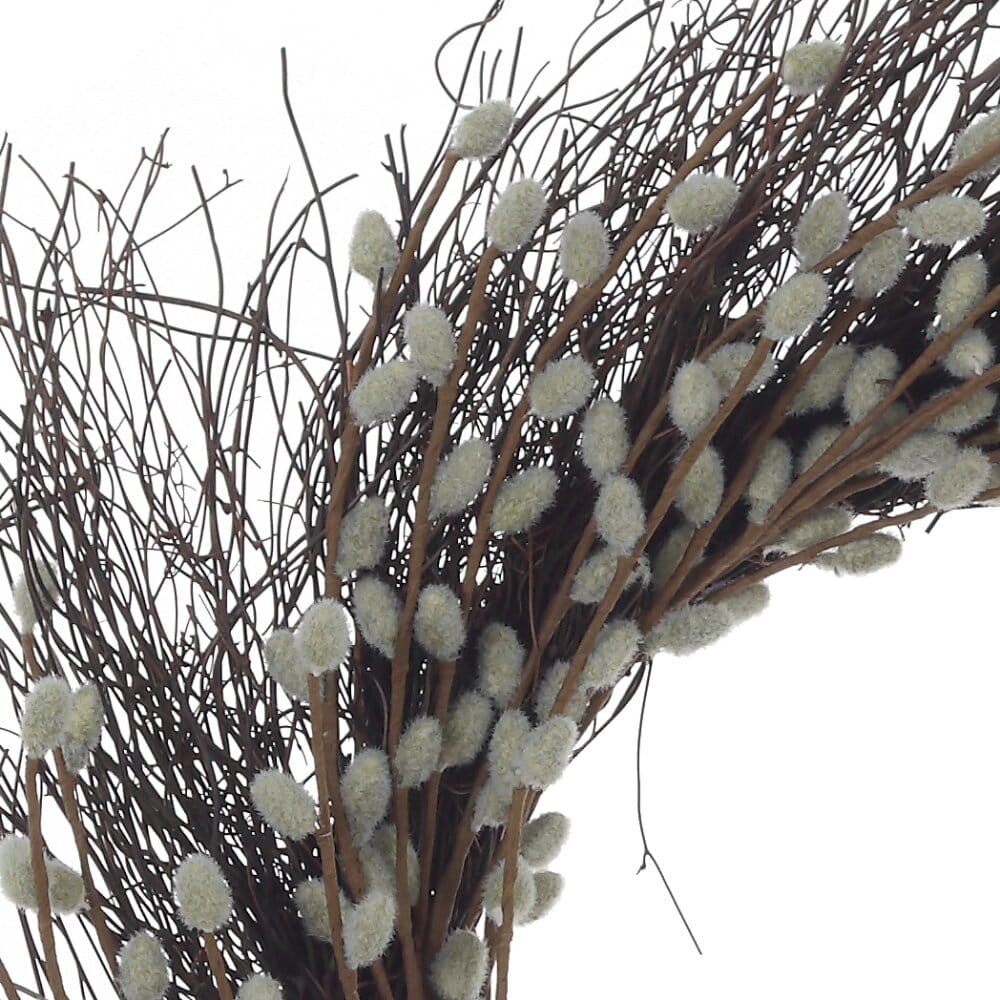 Венок пасхальный из веточек вербы