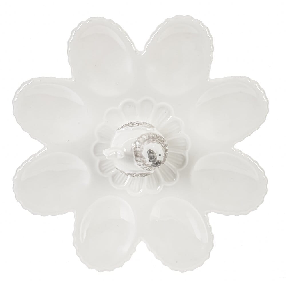 Тарелка для яиц с курочкой