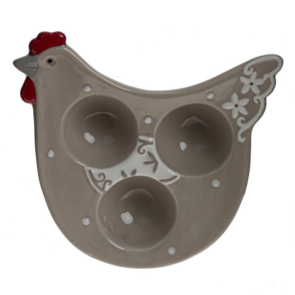 Тарелка подставка курочка