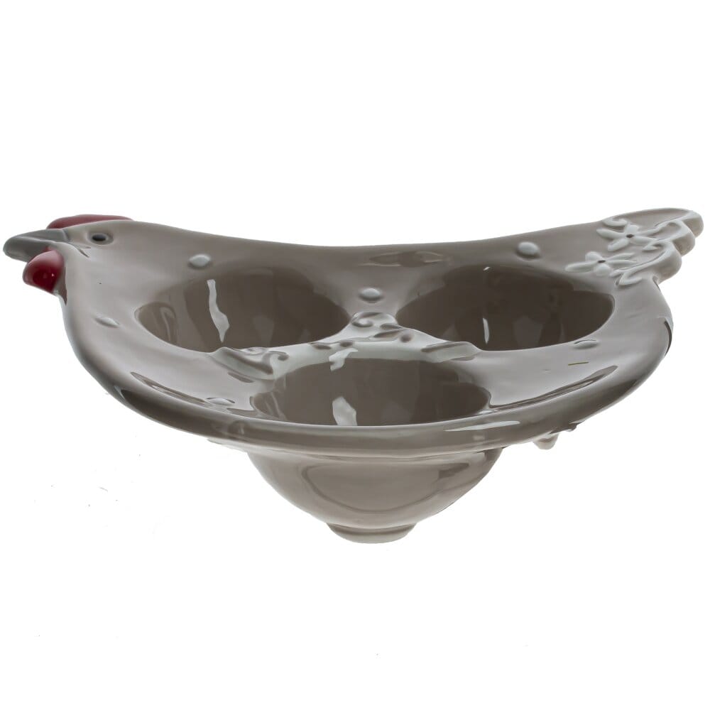 Тарелка подставка курочка