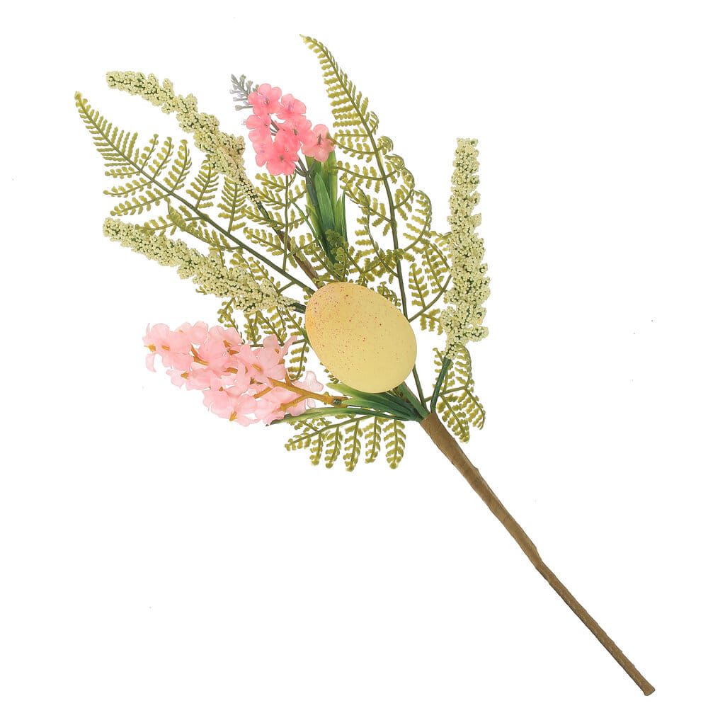 Ветка искусственная "Пасхальная" 38 см