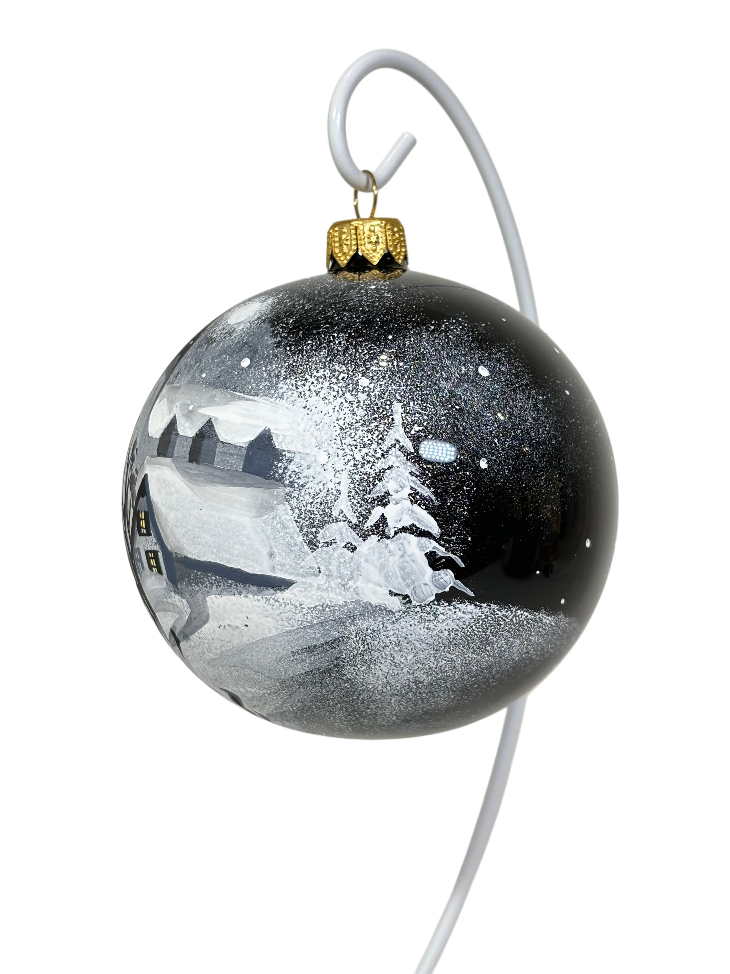 Елочная игрушка Снежная ночь