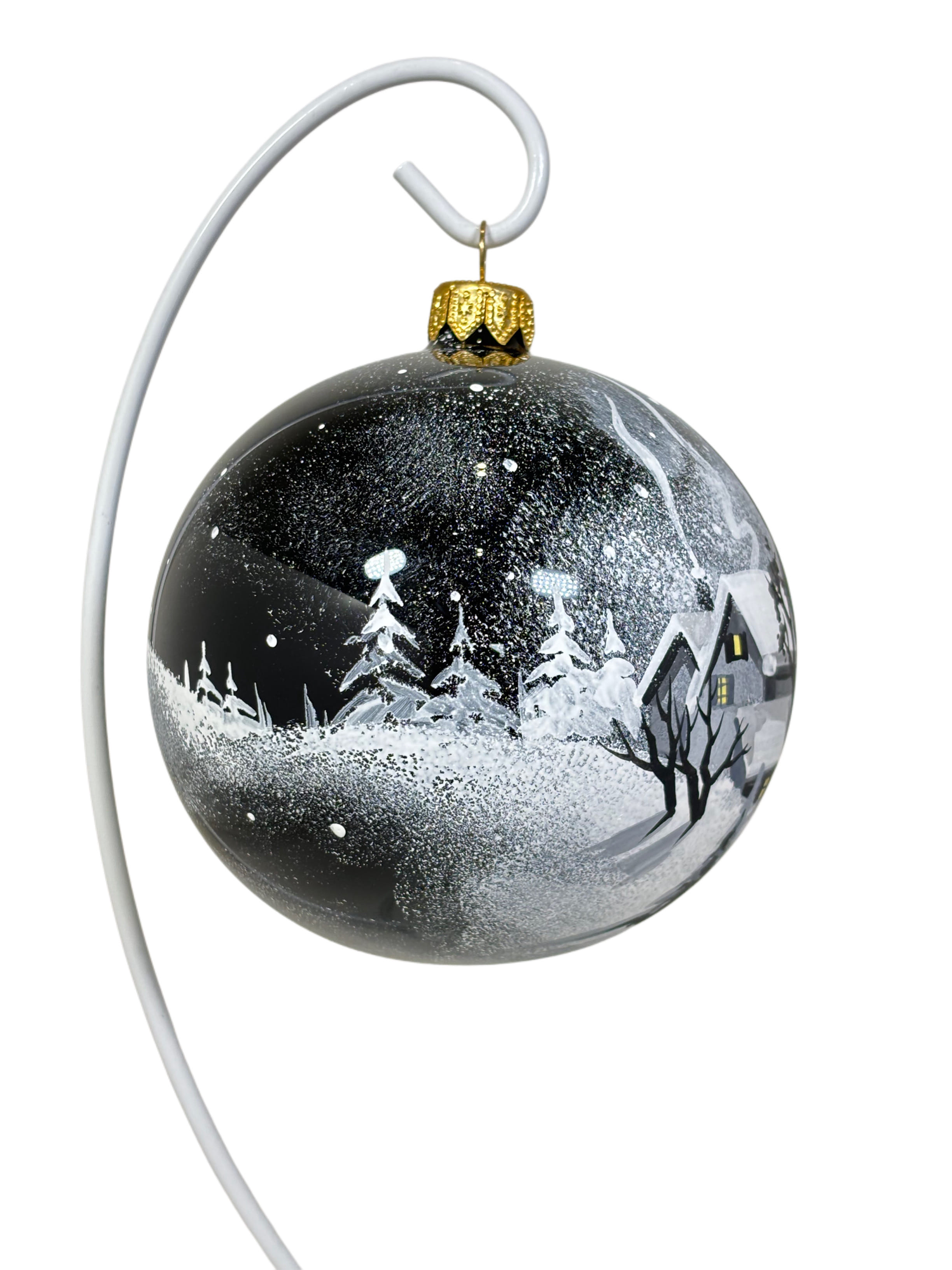 Елочная игрушка Снежная ночь