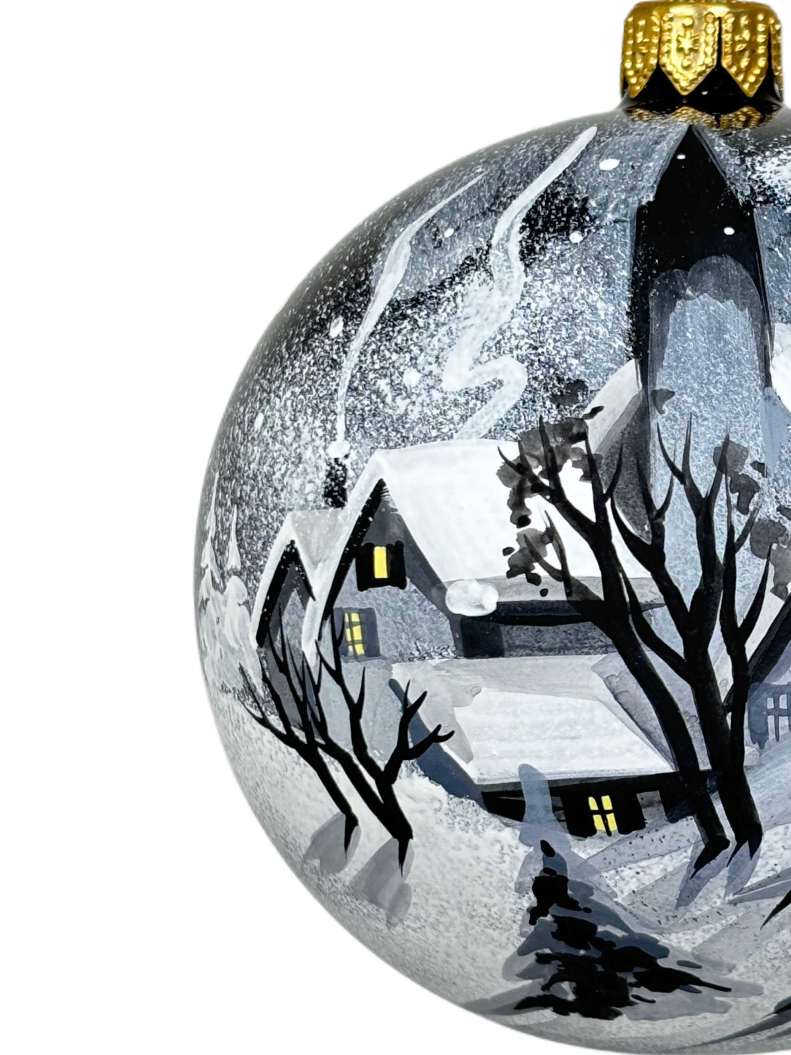 Елочная игрушка Снежная ночь