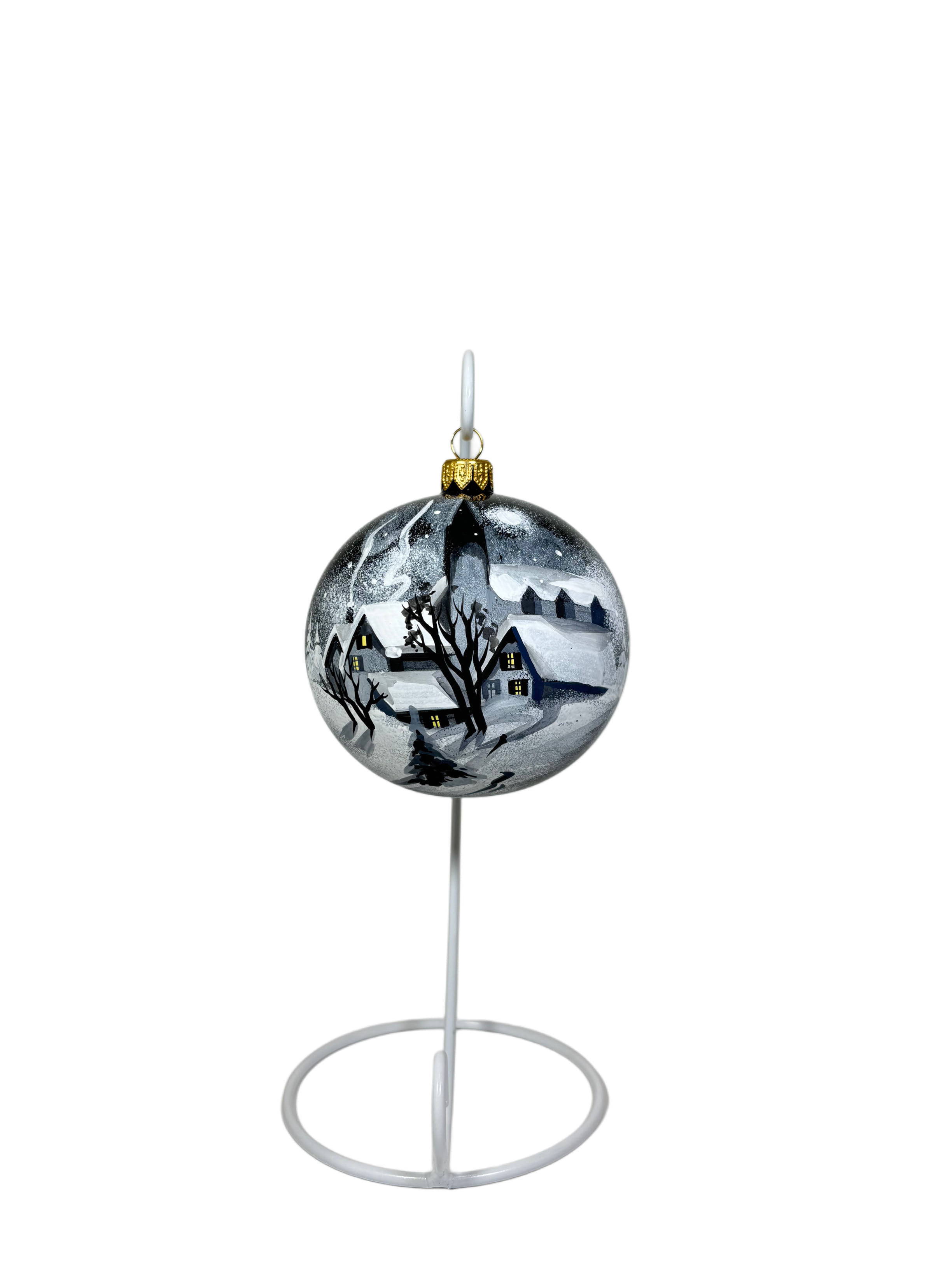 Елочная игрушка Снежная ночь