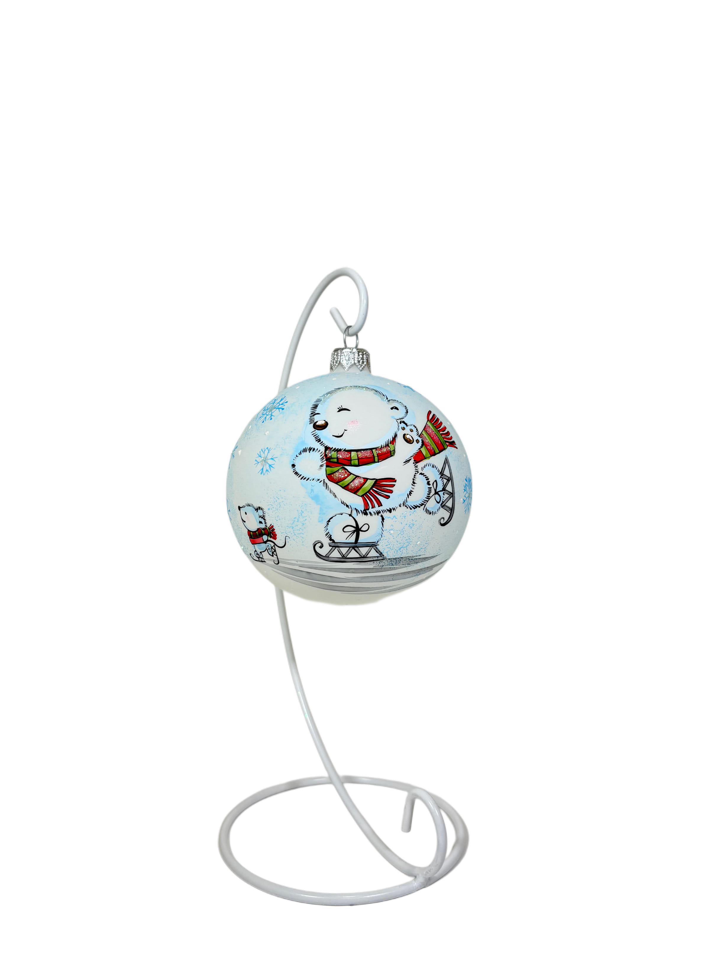 Елочная игрушка Друзья на катке