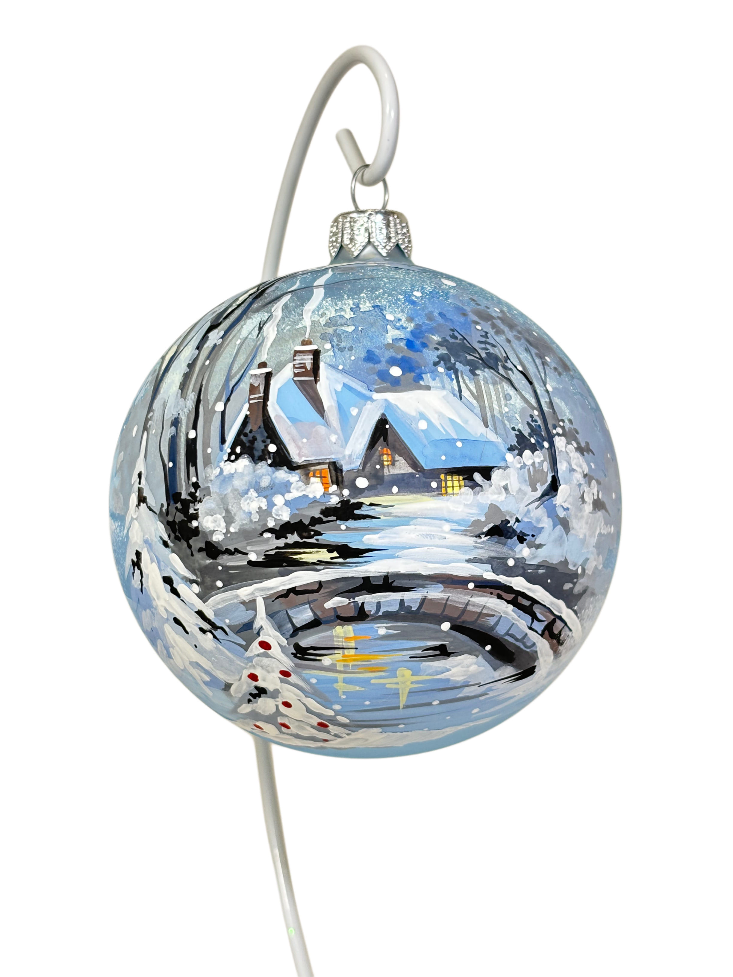 Елочная игрушка Каменный мостик