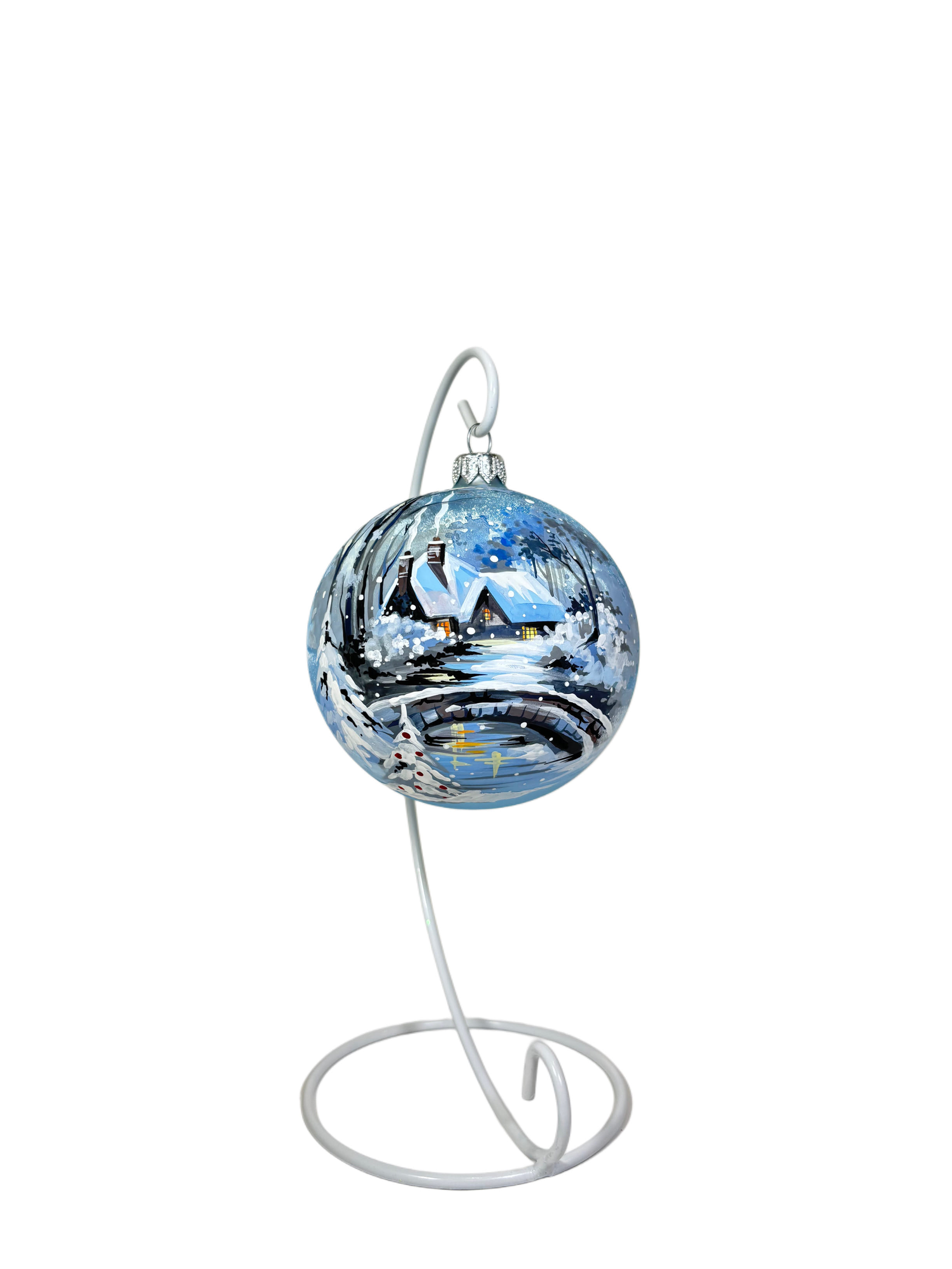 Елочная игрушка Каменный мостик