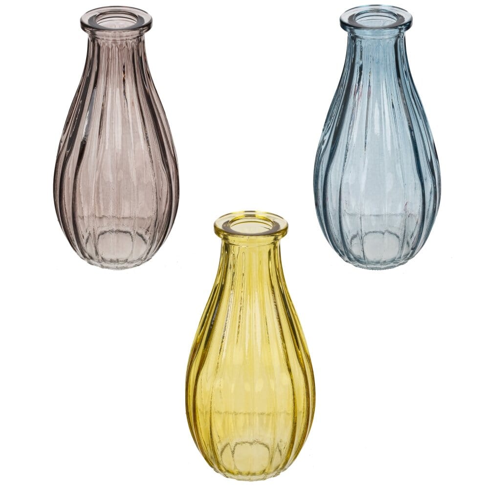 Набор из 3 -х стеклянных ваз.
