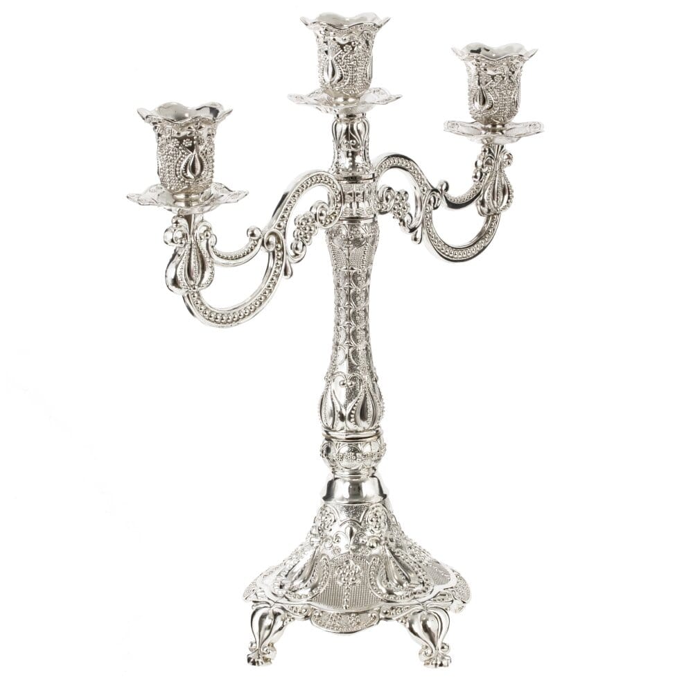 Подсвечник для 3 свечей металлический