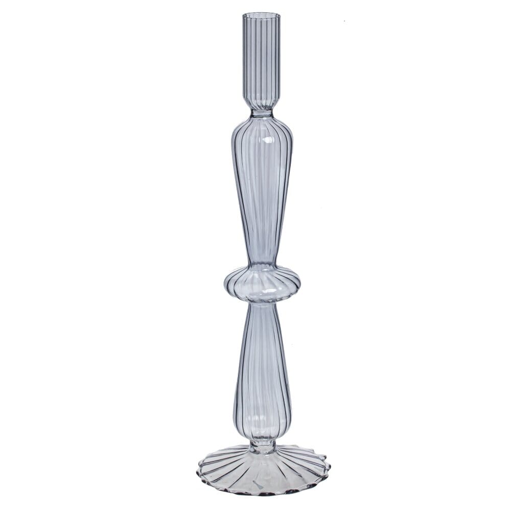 Стеклянный подсвечник на 1 свечу